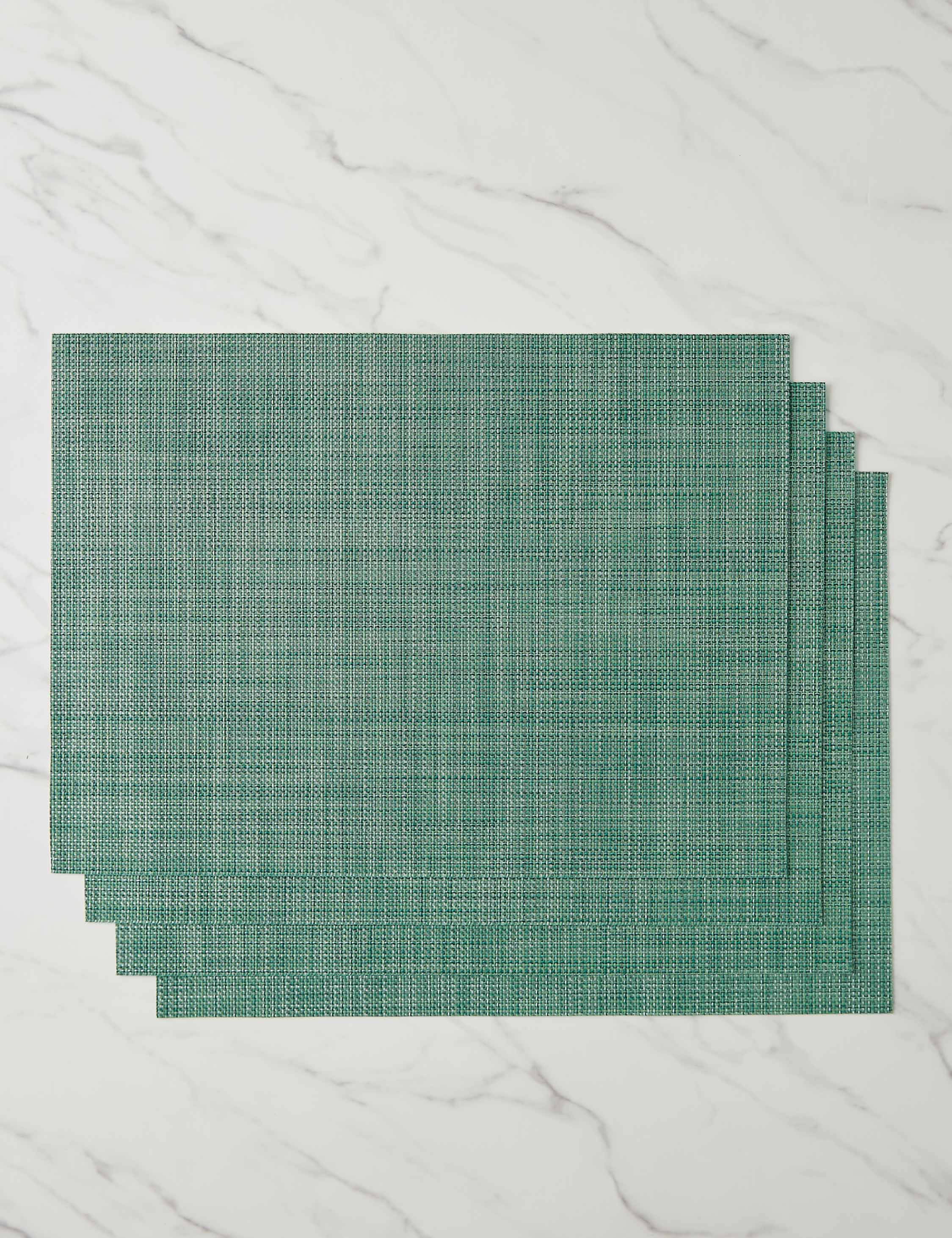 Mini Basketweave Rectangle Placemat (Set of 4) by Chilewich - Image 2