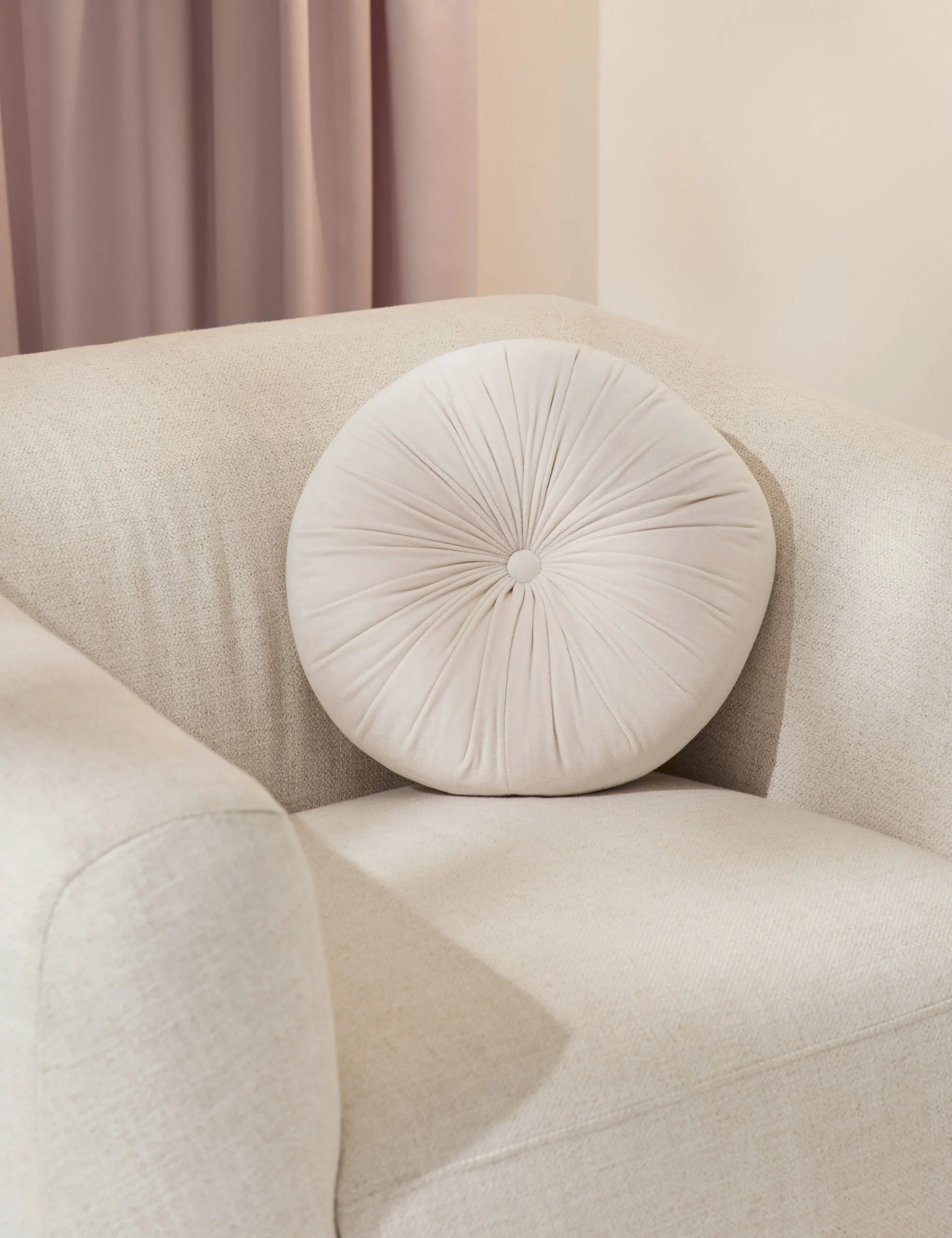 Monroe Velvet Round Pillow - Image 22