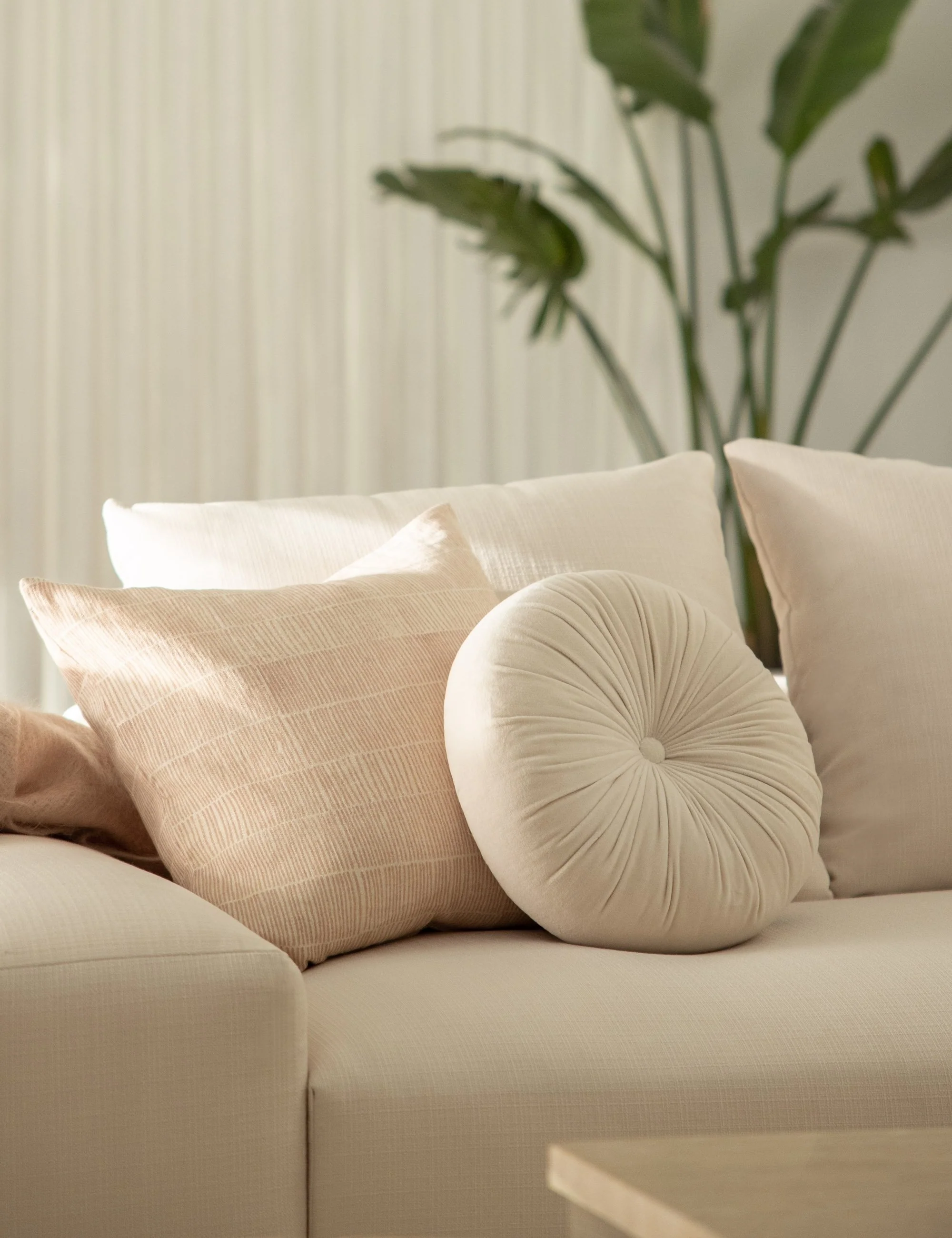 Monroe Velvet Round Pillow - Image 23