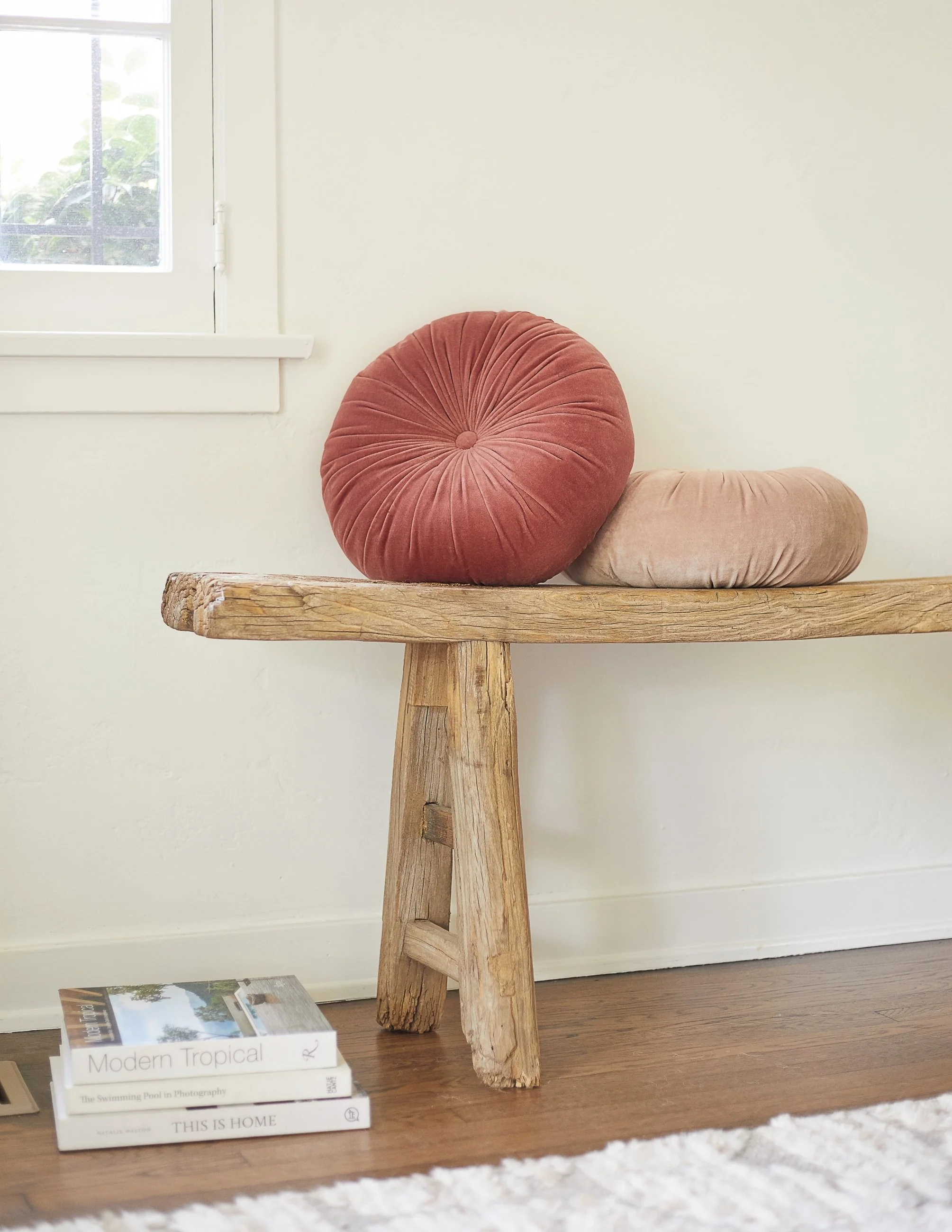 Monroe Velvet Round Pillow - Image 40