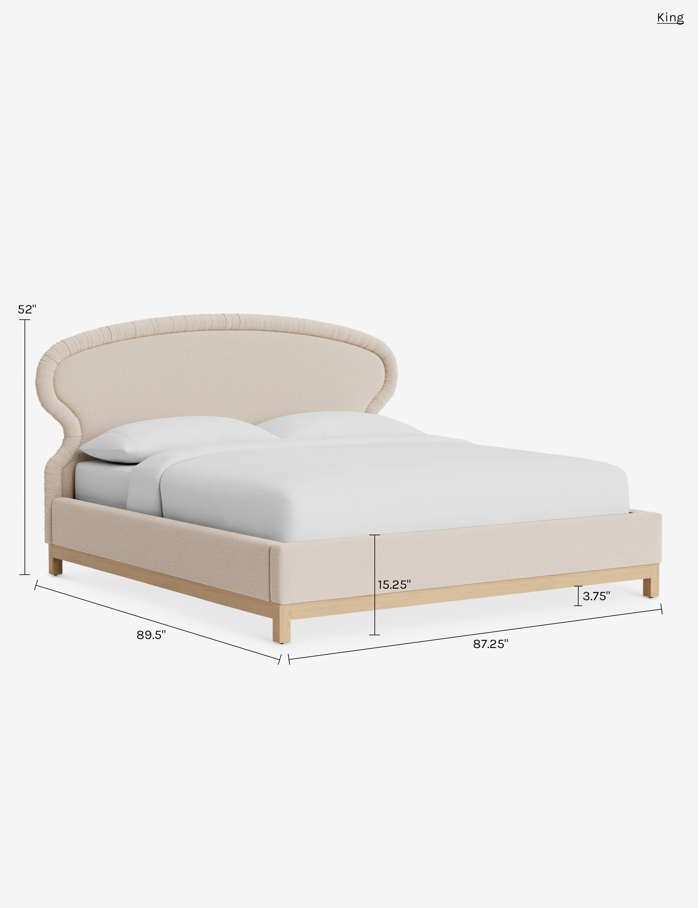Morecambe Platform Bed by Ginny Macdonald - Image 237