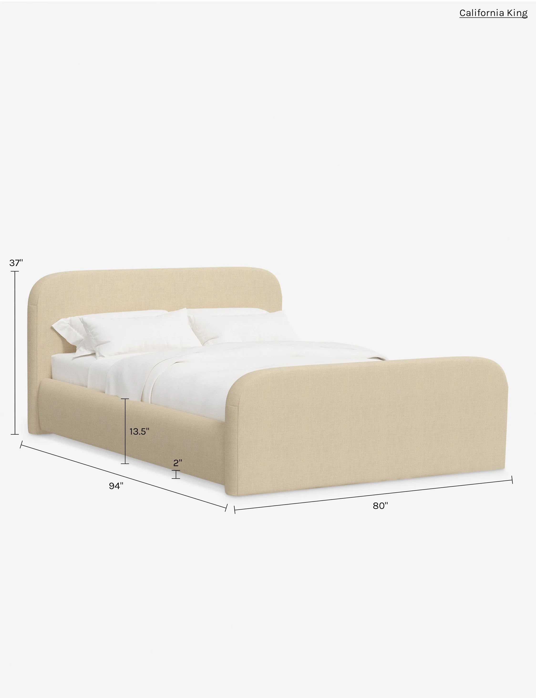 Nabiha Bed With Footboard - Image 244