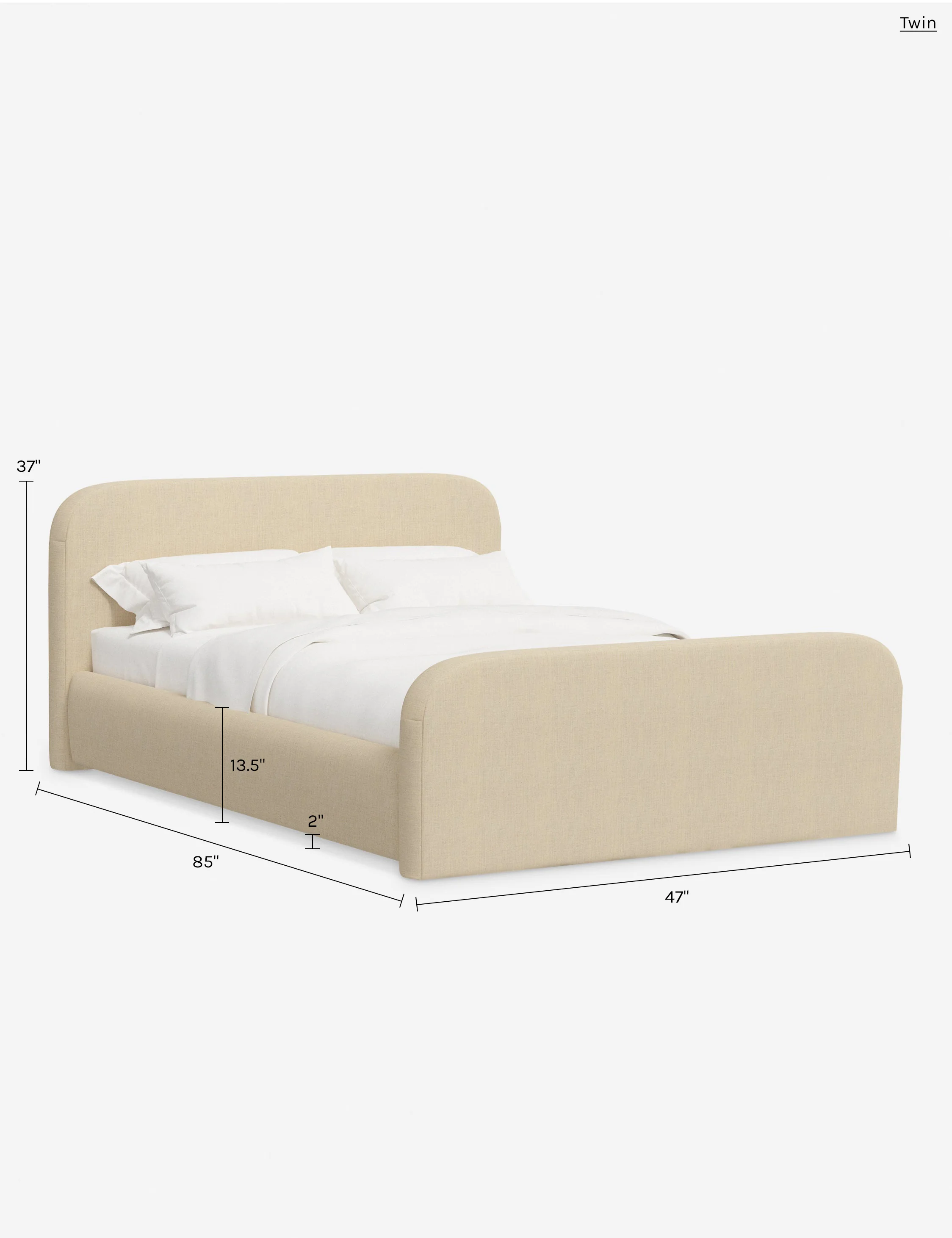Nabiha Bed With Footboard - Image 245