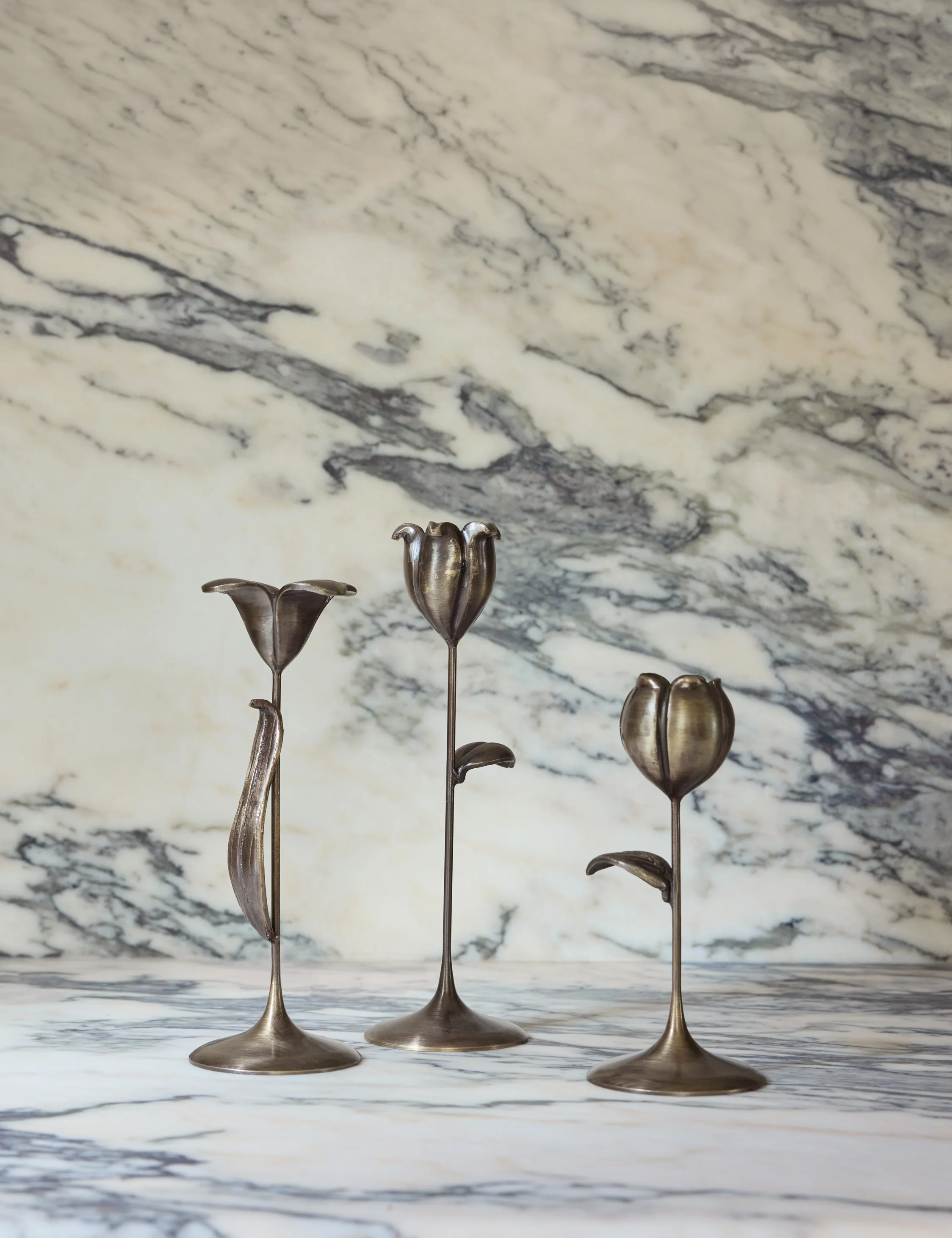 Olivia Floral Candlesticks (Set of 3) by Sarah Sherman Samuel - Image 10