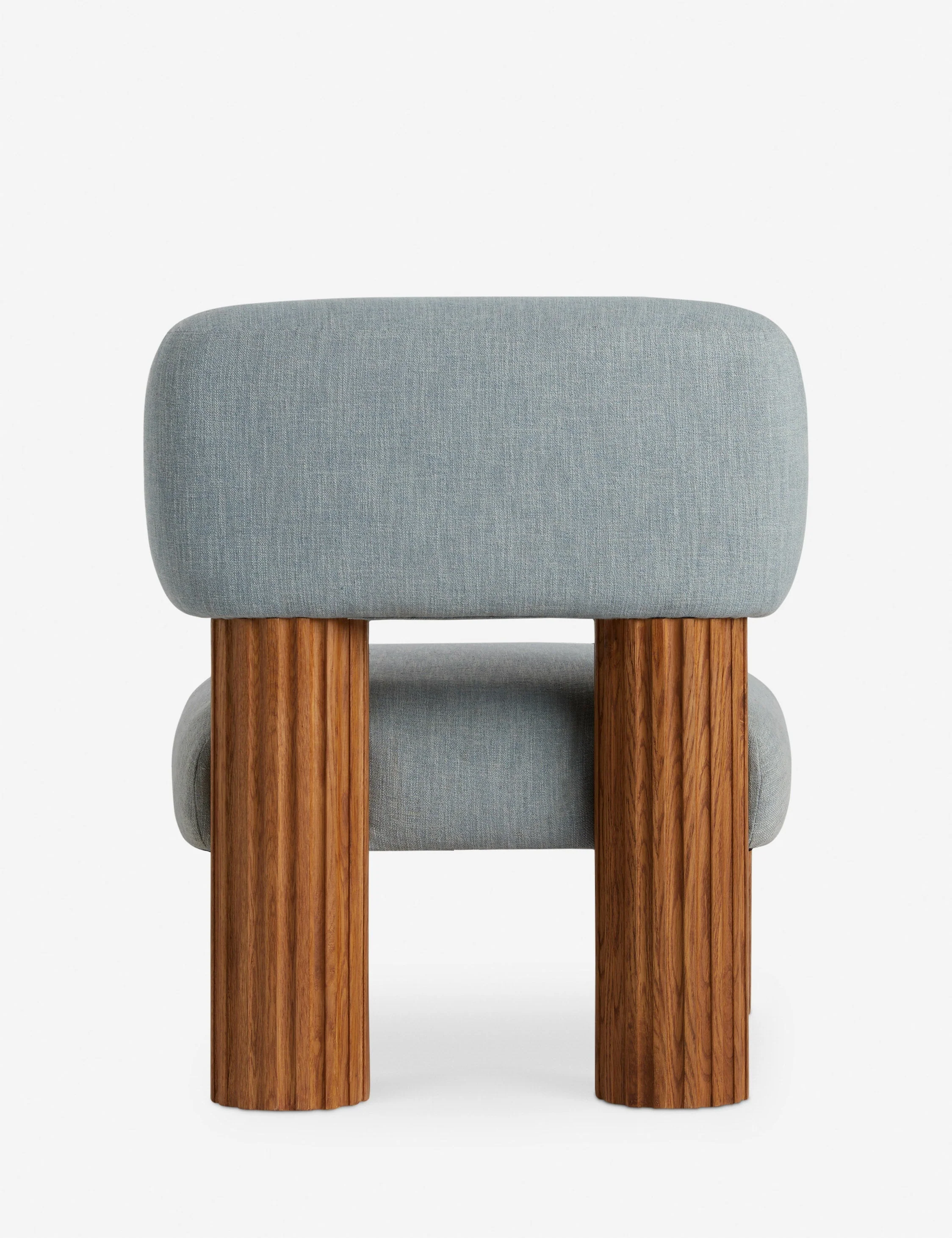 Open Box: Auclair Accent Chair, Pool Performance Cotton Weave - Image 5