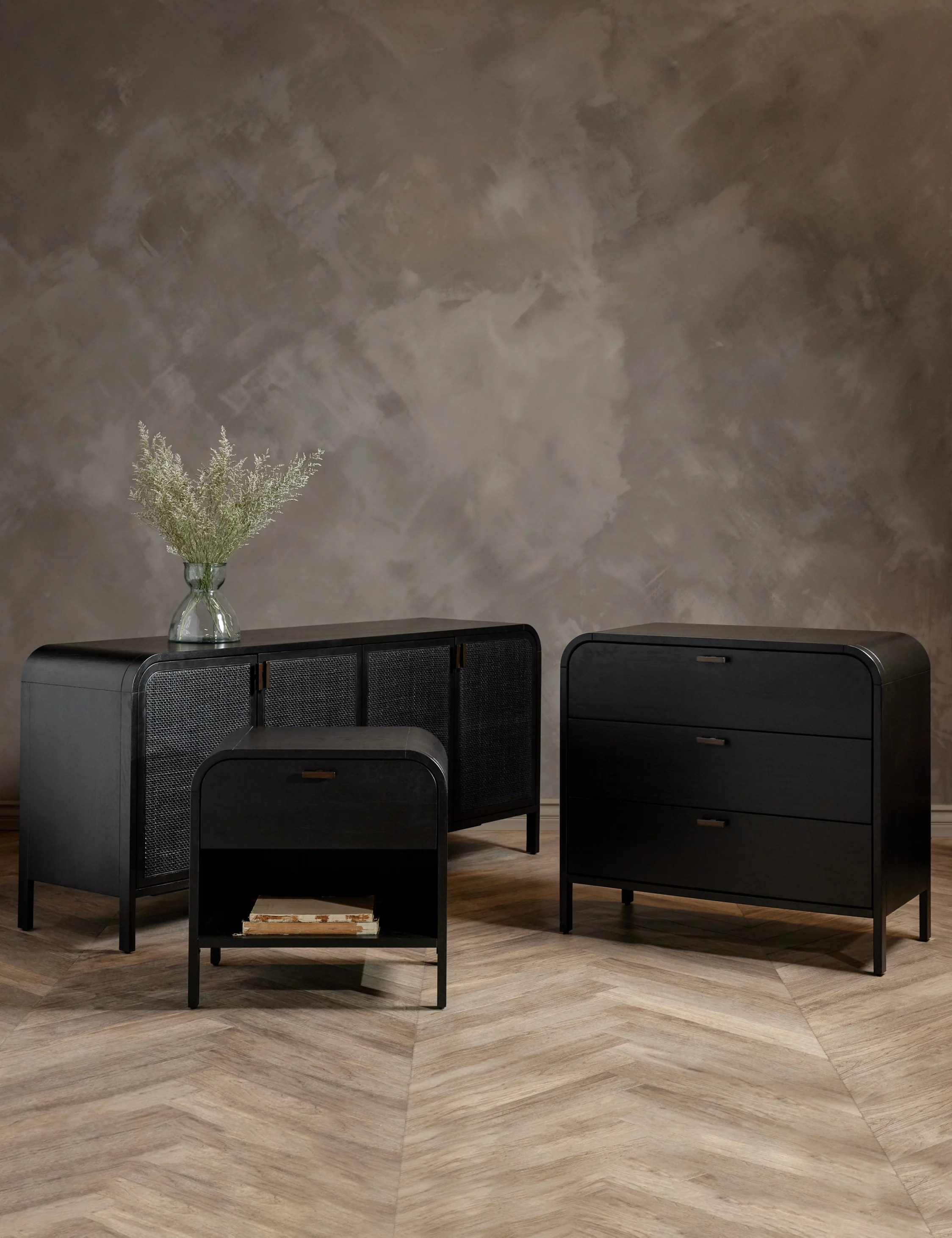 Open Box: Brooke Nightstand, Black - Image 3