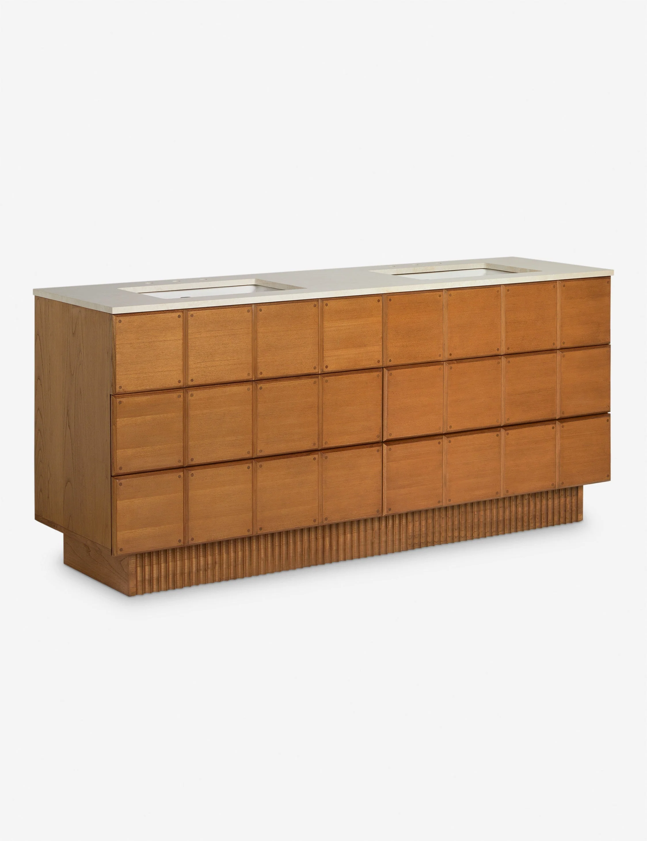 Open Box: Lee Bath Vanity, Russet 72" Double by Sarah Sherman Samuel - Image 3