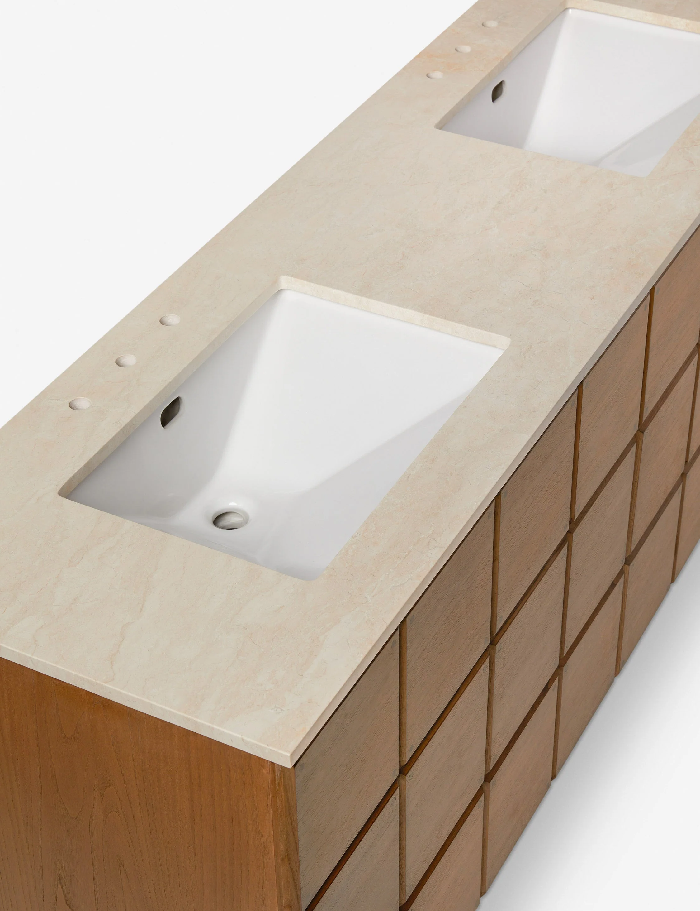 Open Box: Lee Bath Vanity, Russet 72" Double by Sarah Sherman Samuel - Image 9