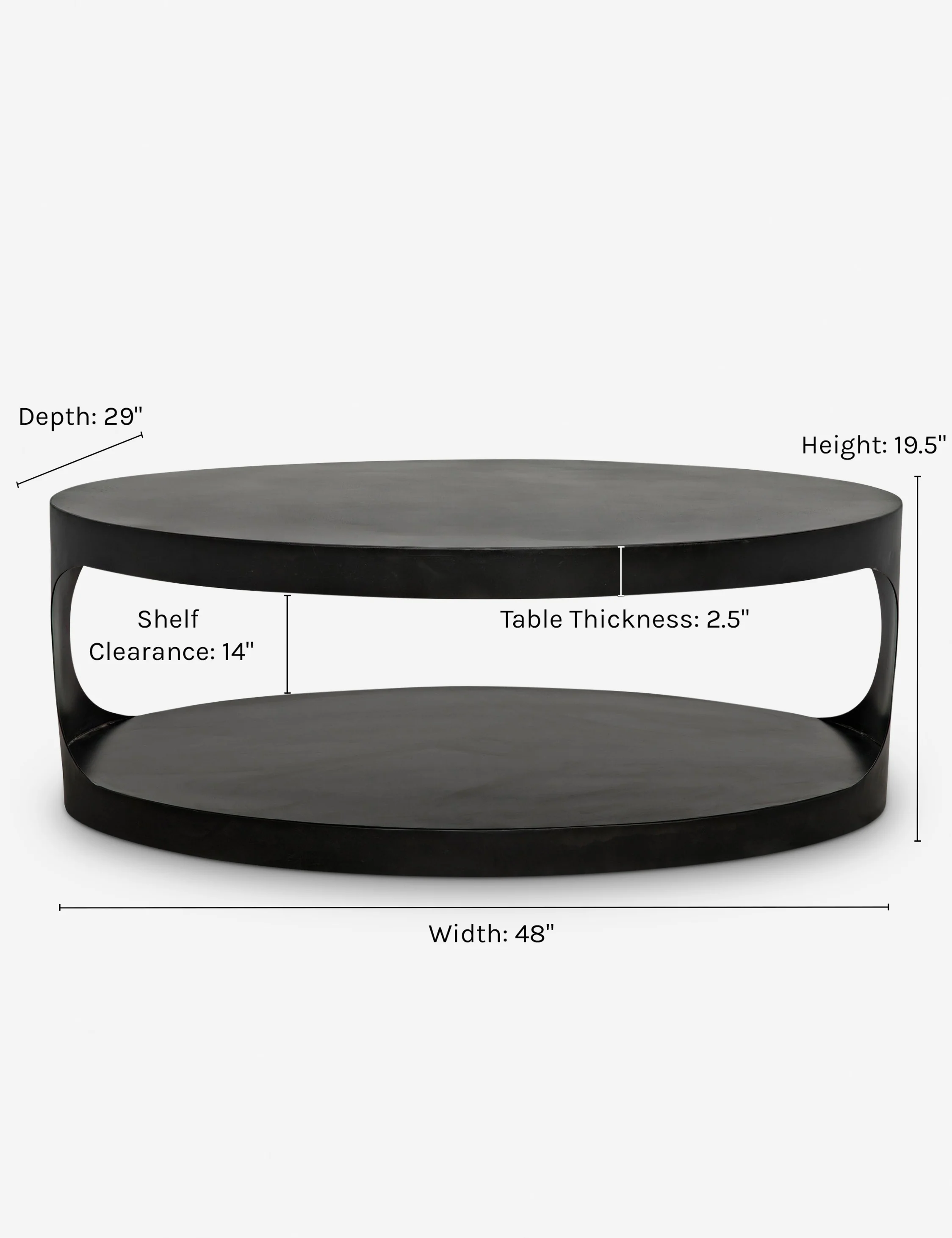 Open Box: Leigha Oval Coffee Table - Image 8