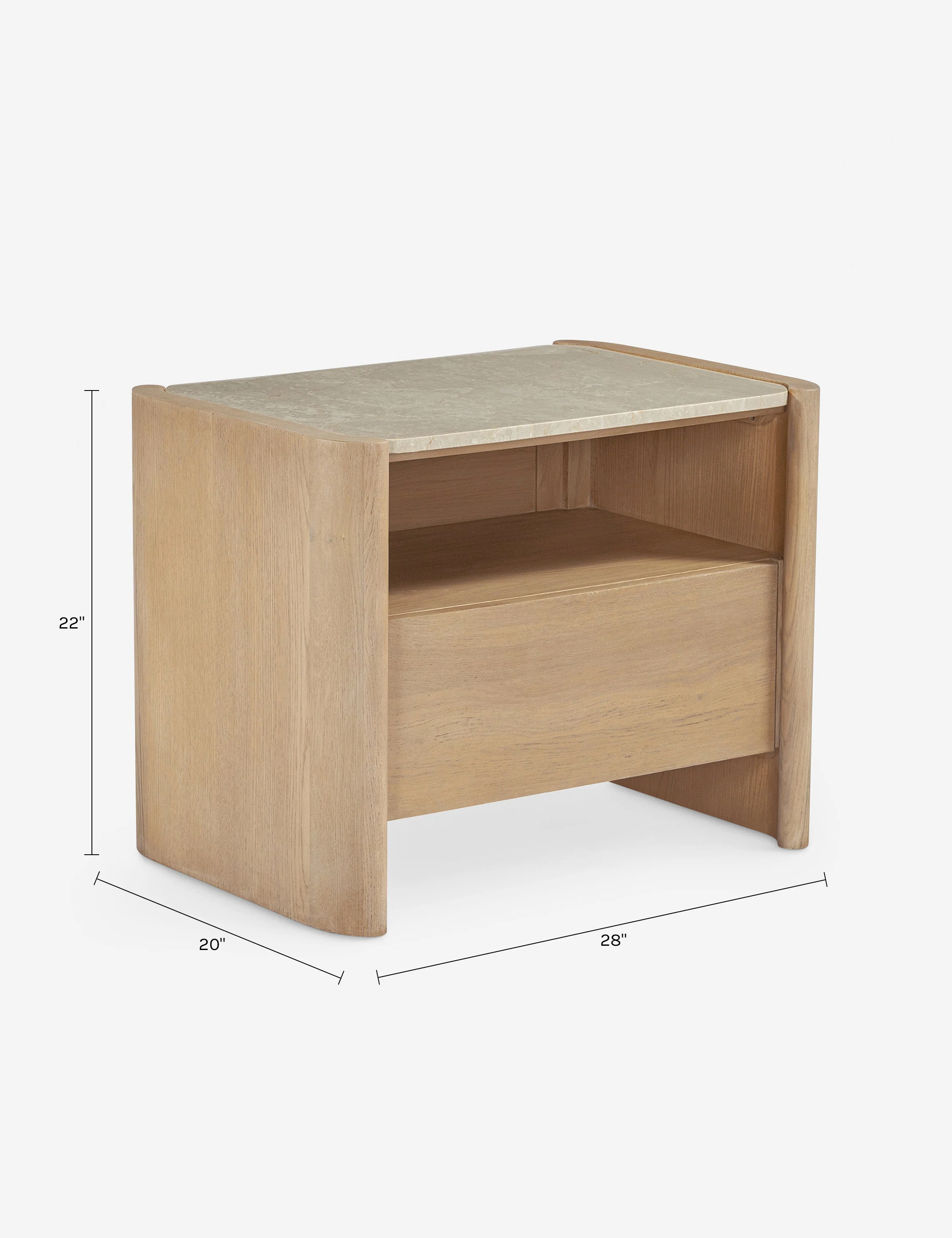 Open Box: Lindahl Nightstand, Natural - Image 12