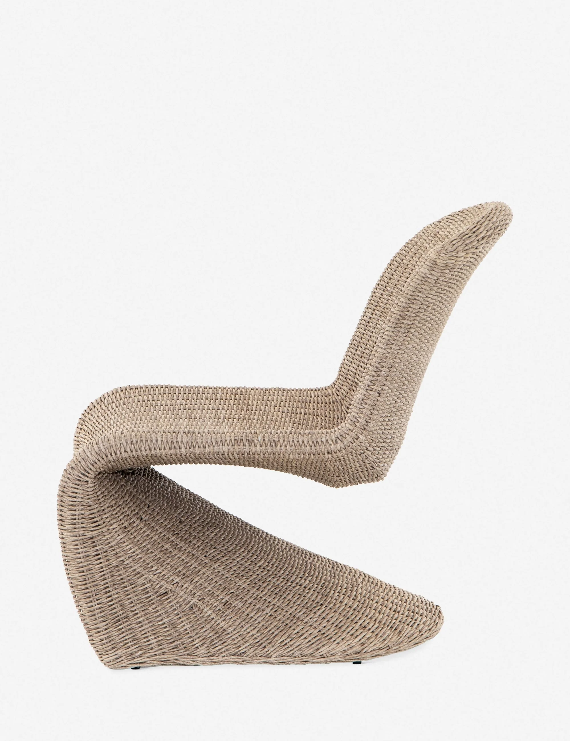 Open Box: Manila Indoor / Outdoor Accent Chair, Natural - Image 3