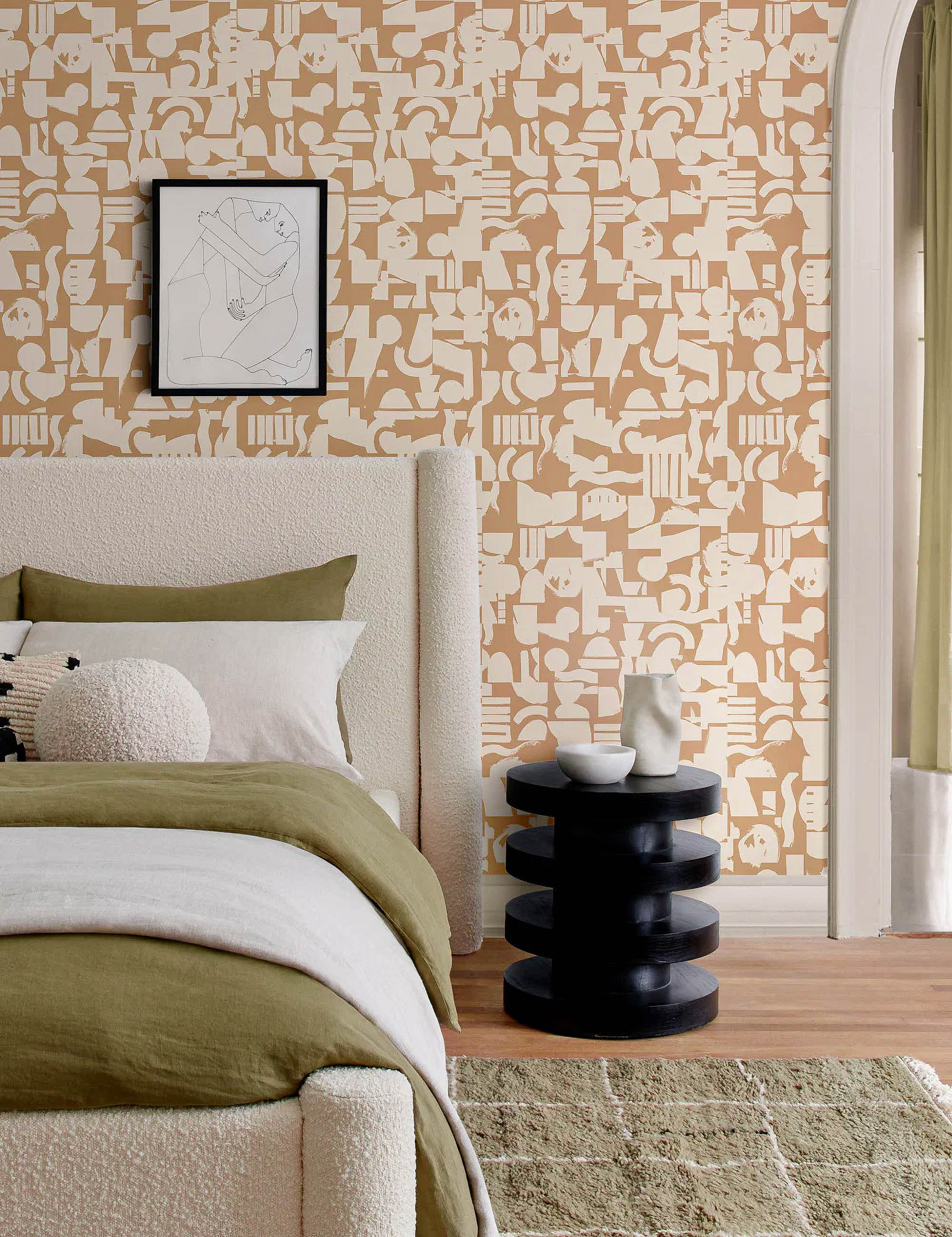 Organic Shapes Wallpaper by Sarah Sherman Samuel - Image 5