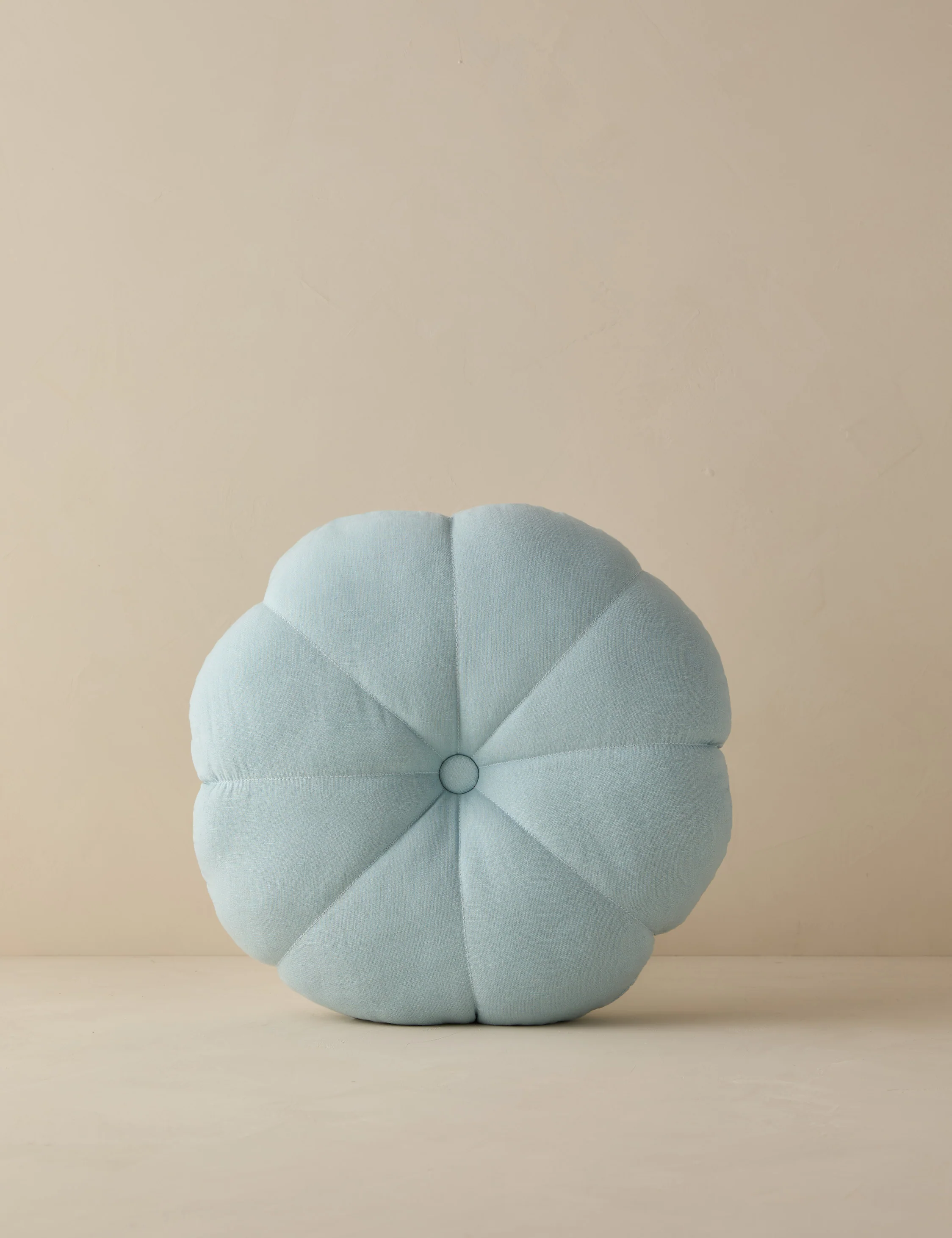 Padou Linen Cotton Round Pillow - Image 2