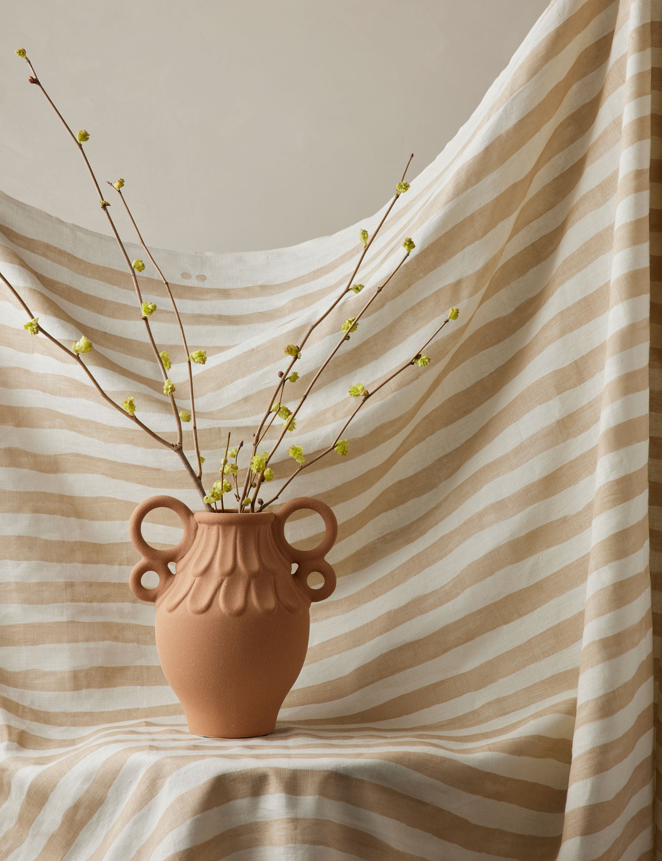 Painterly Stripe Linen Fabric by Sarah Sherman Samuel - Image 6