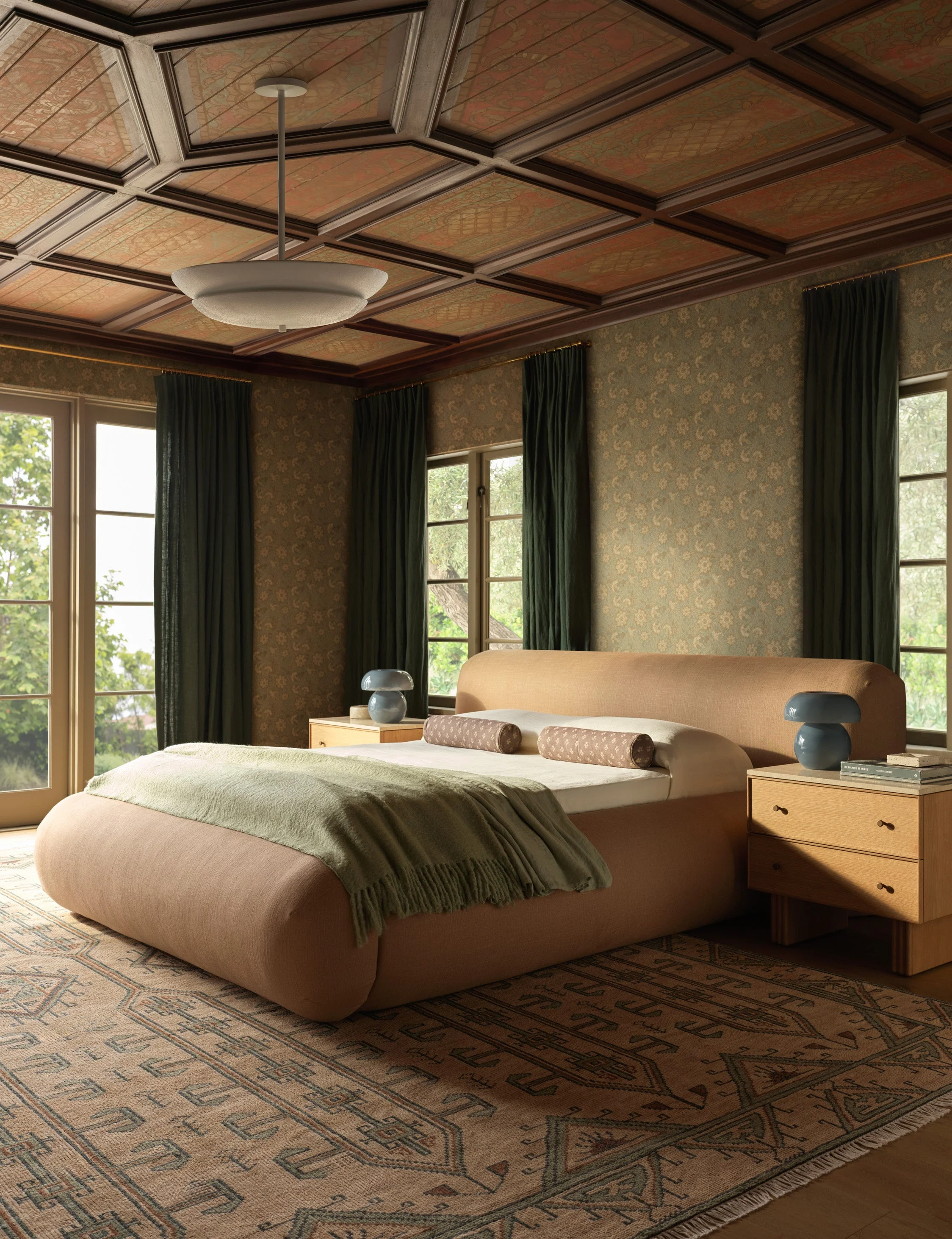 Penley Rounded Platform Bed