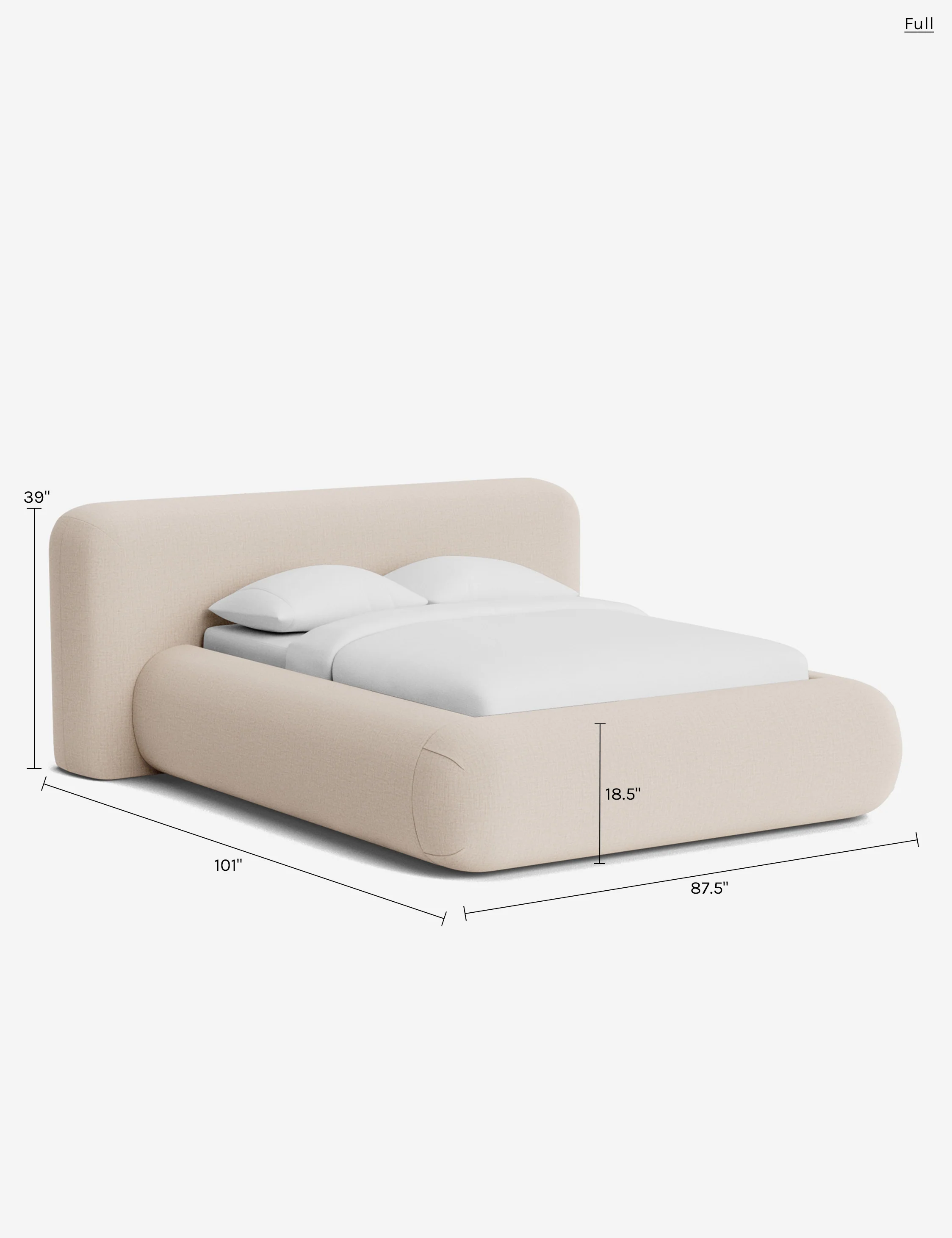 Penley Rounded Platform Bed - Image 229