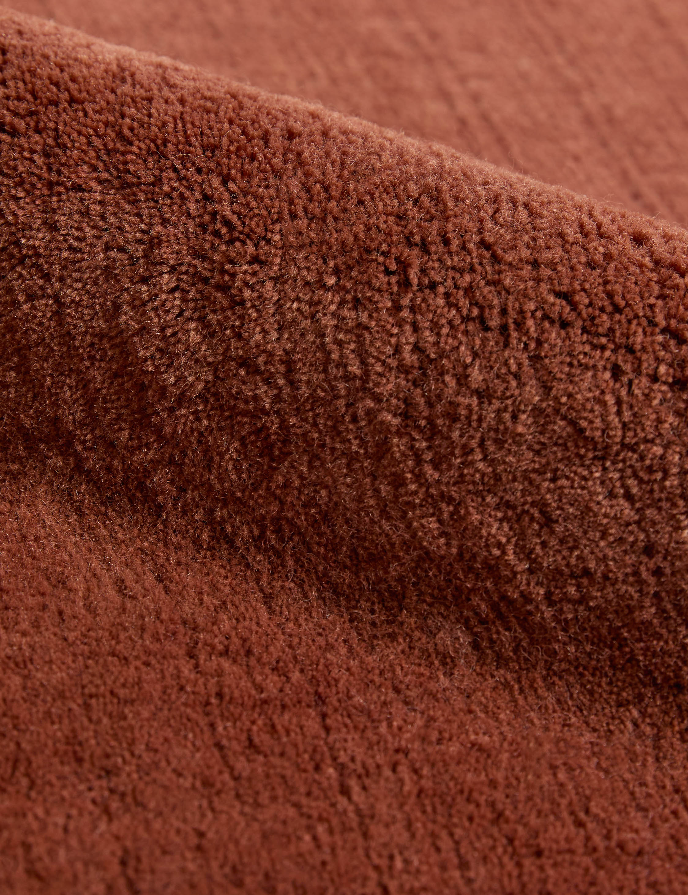Perenne Hand-Loomed Wool Rug Swatch, Aged Rust - Image 2