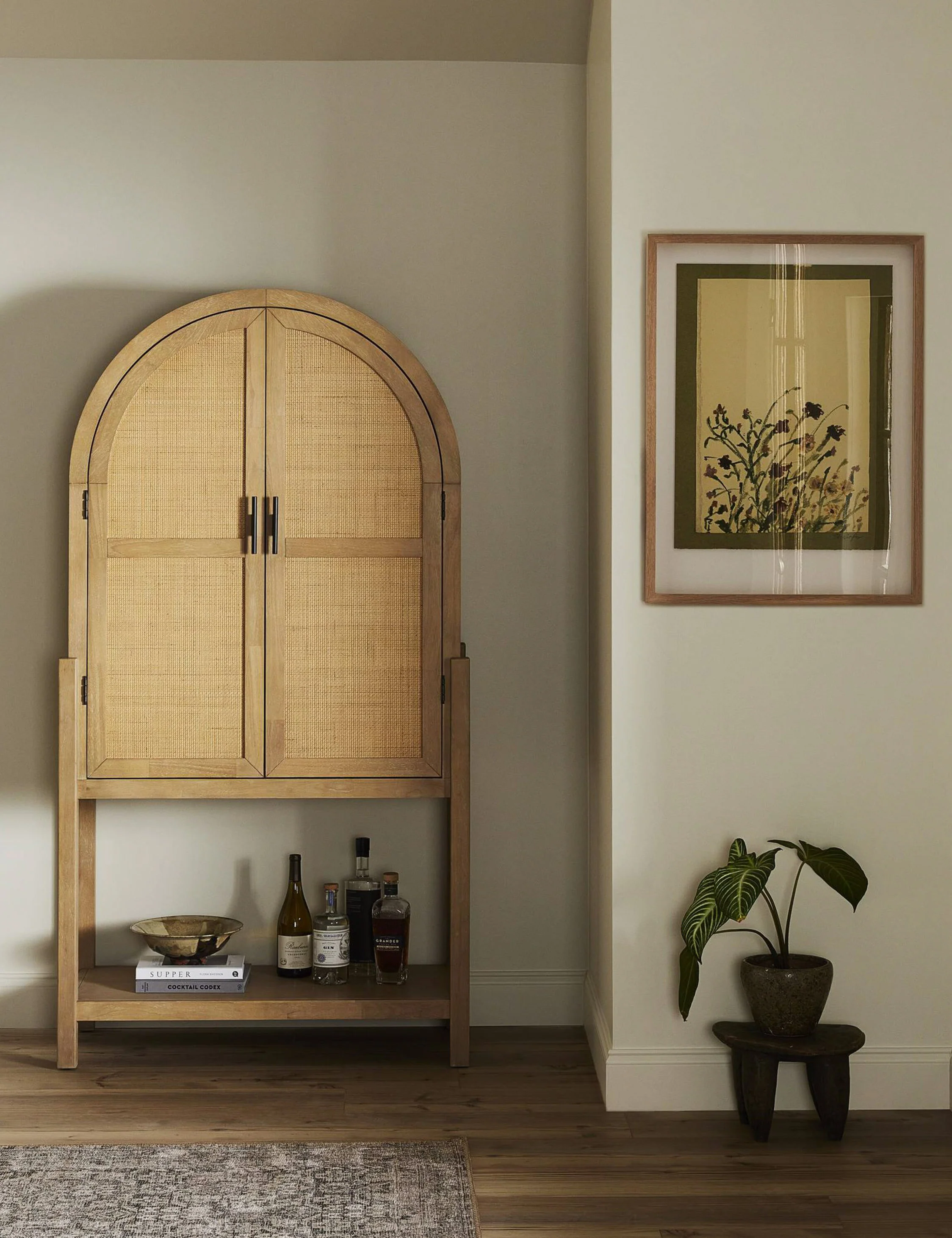 Philene Tall Bar Cabinet - Image 2