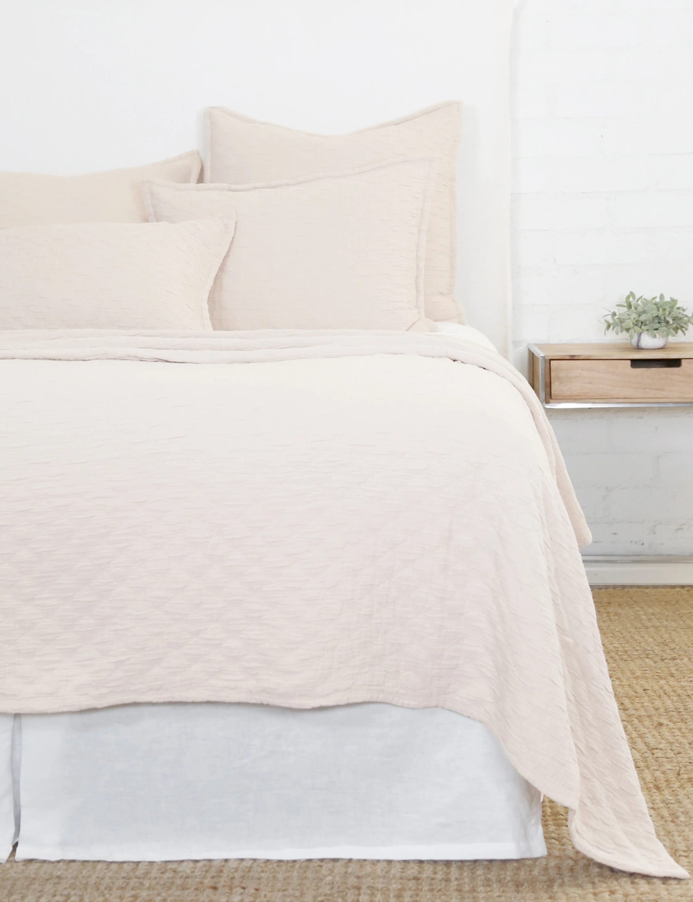 Ojai Cotton Matelasse Euro Sham by Pom Pom at Home - Image 6