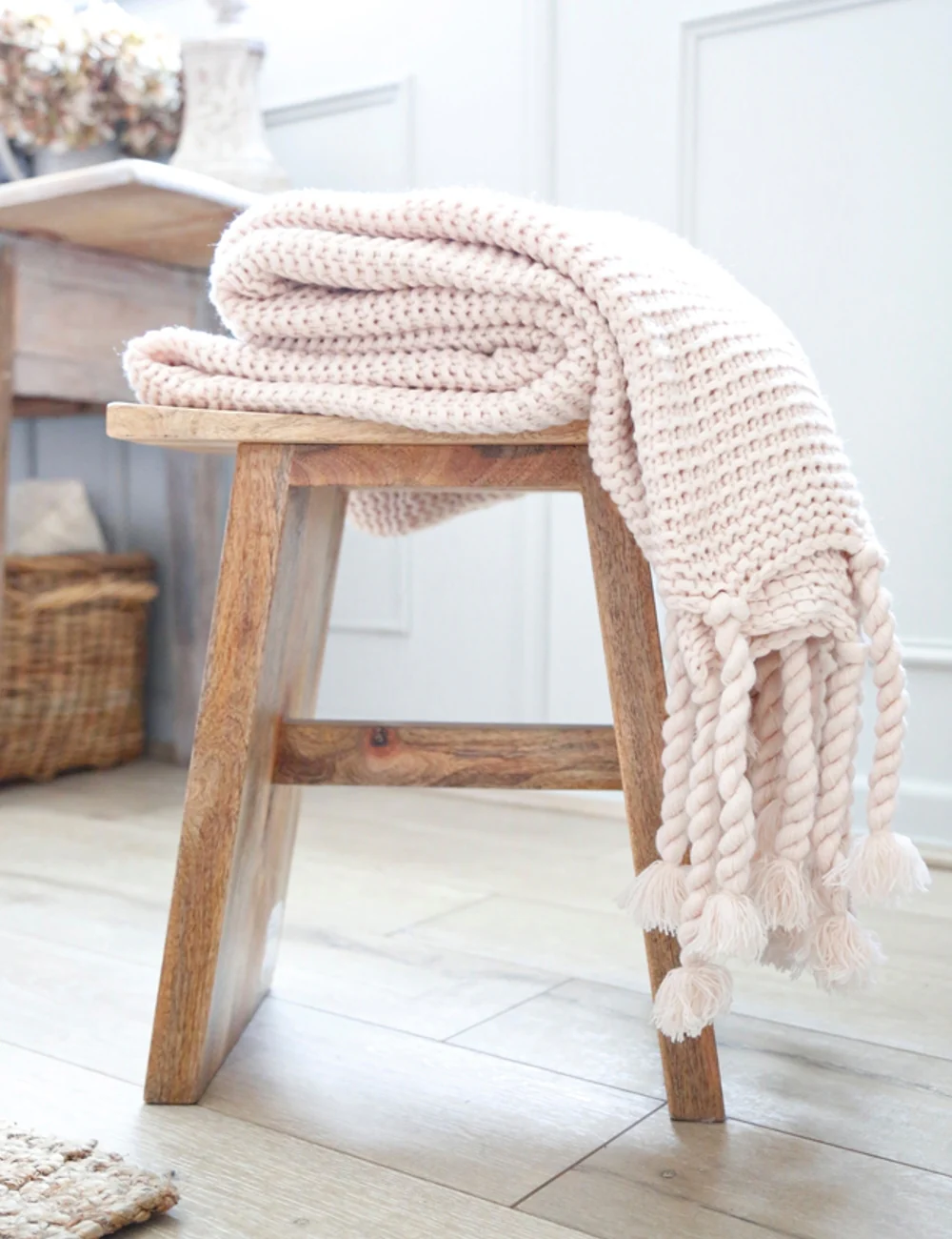 Trestles Chunky Knit Throw by Pom Pom at Home - Image 3