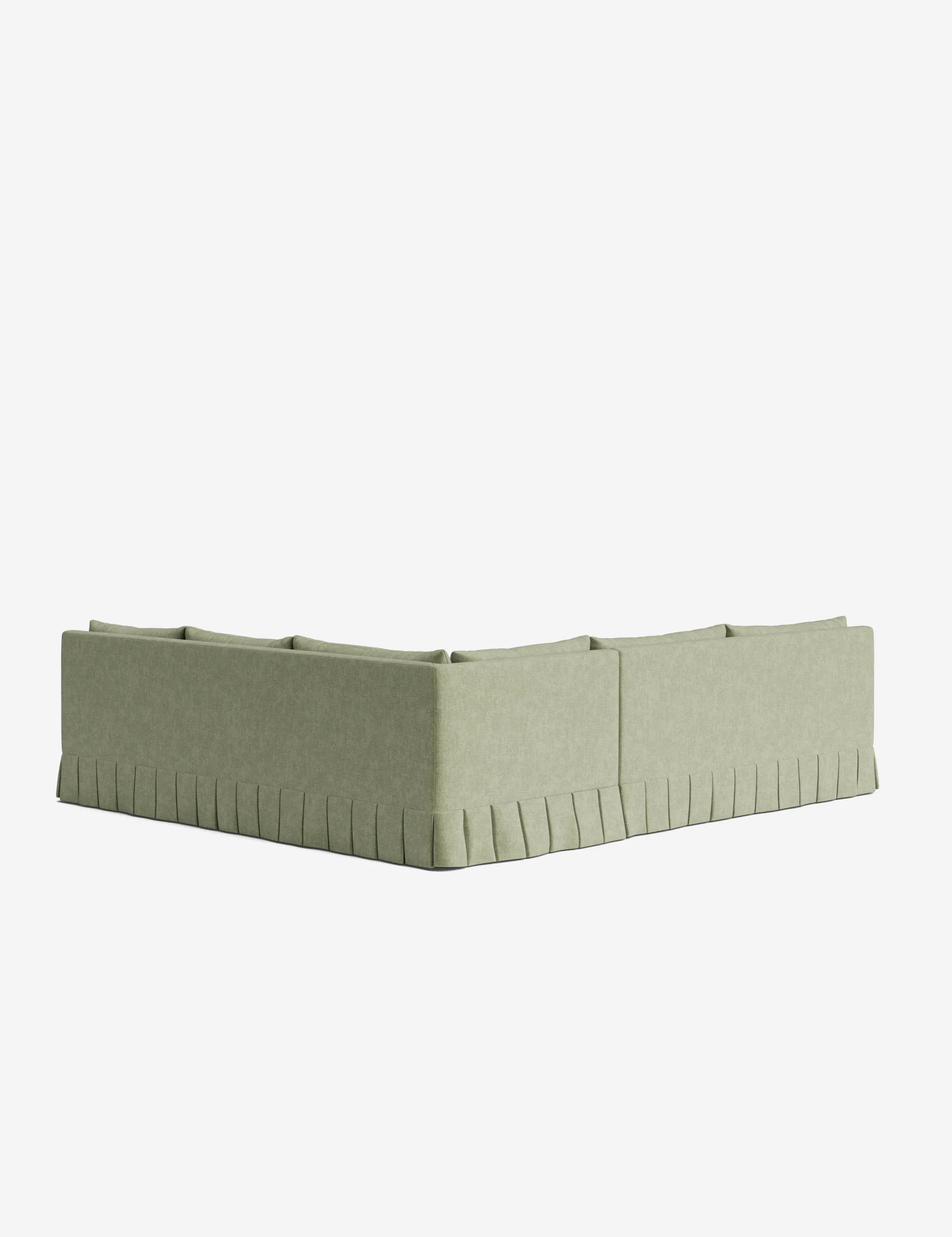 Portola Luxe Depth Pleated Corner Sectional Sofa - Image 189