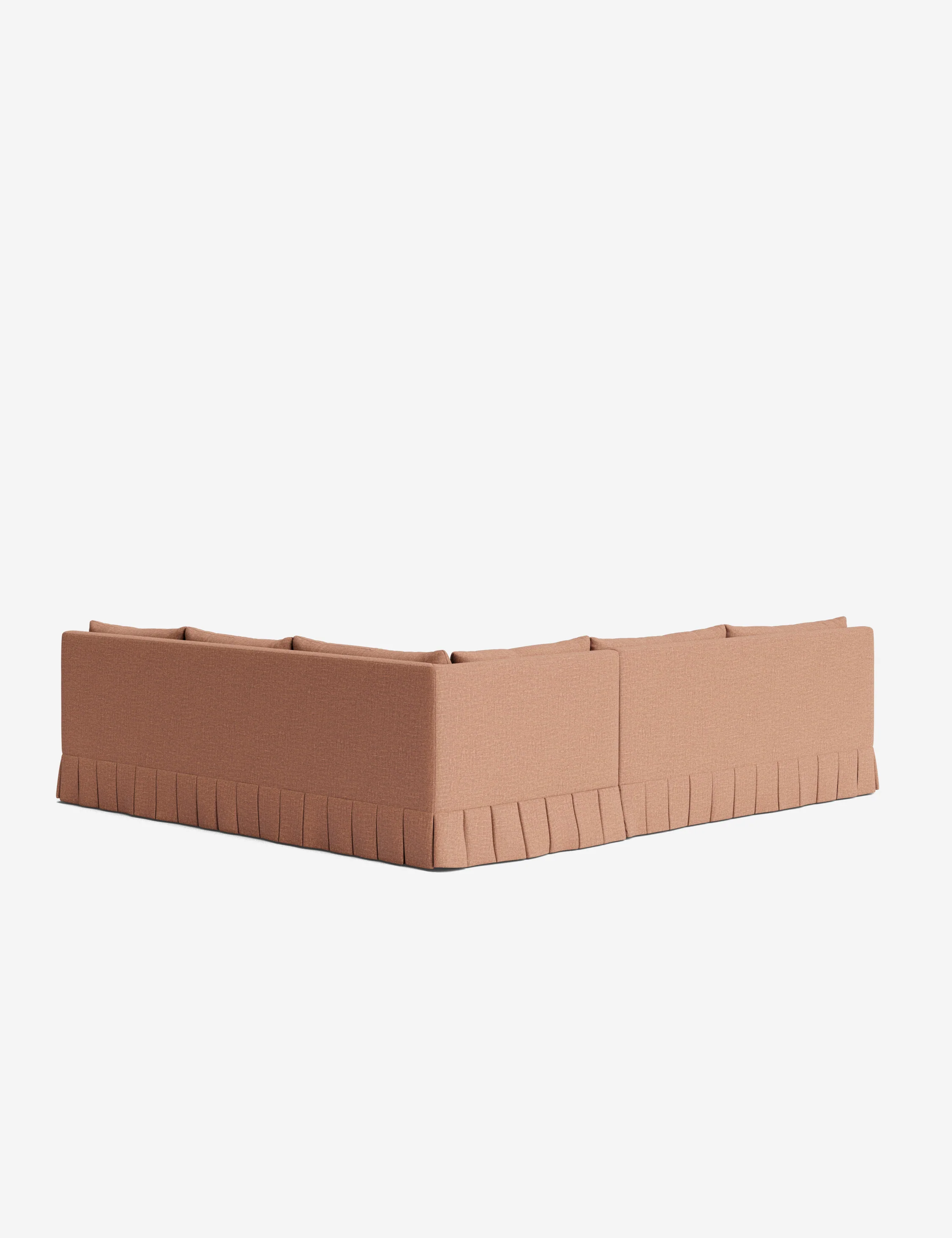Portola Luxe Depth Pleated Corner Sectional Sofa - Image 201