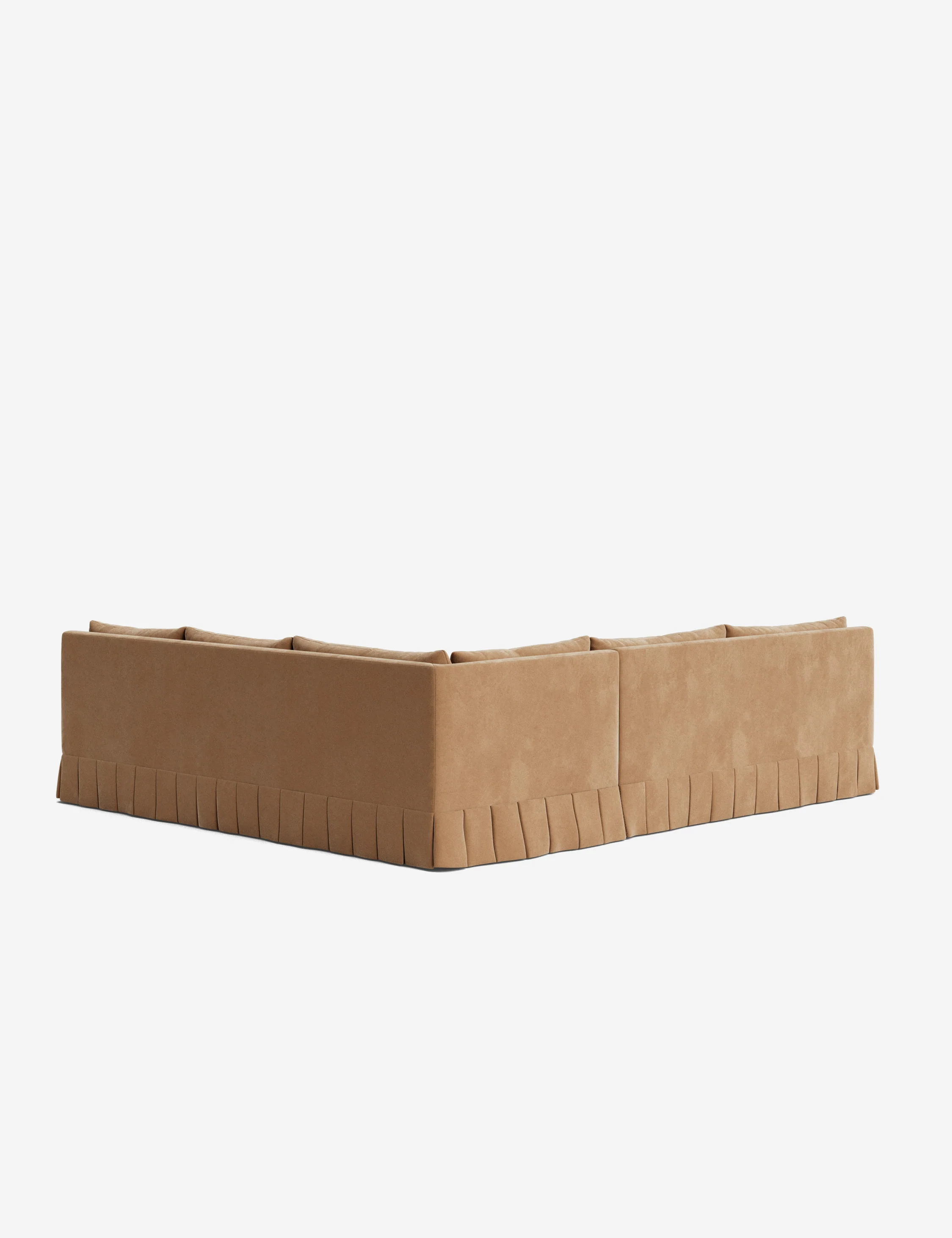 Portola Luxe Depth Pleated Corner Sectional Sofa - Image 208