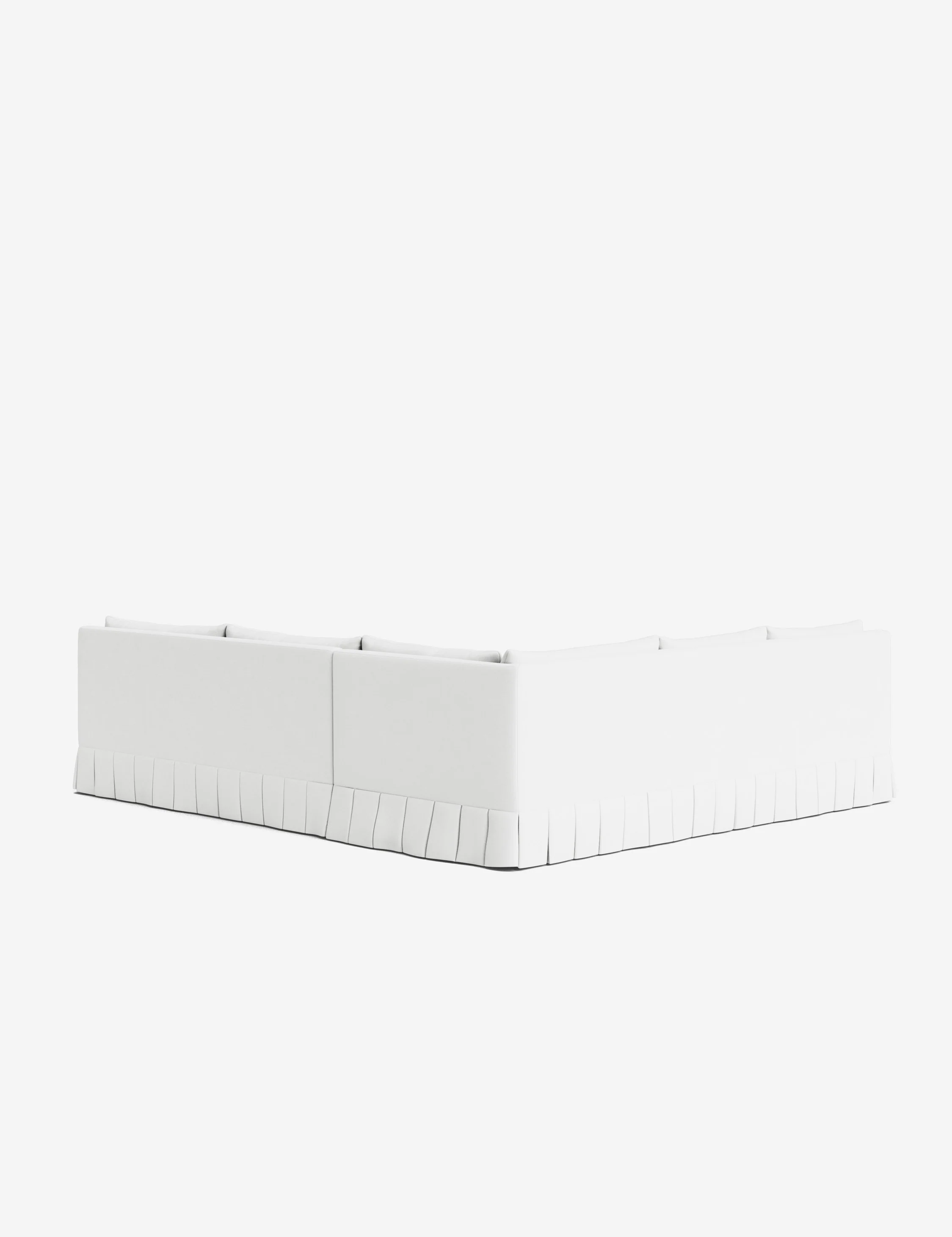 Portola Luxe Depth Pleated Corner Sectional Sofa - Image 53