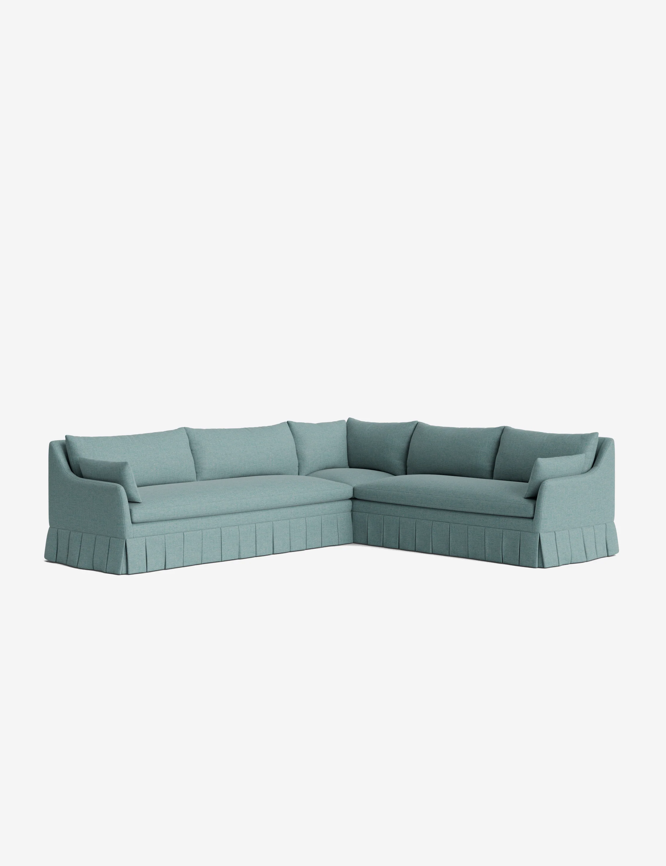 Portola Pleated Sectional Sofa - Image 99