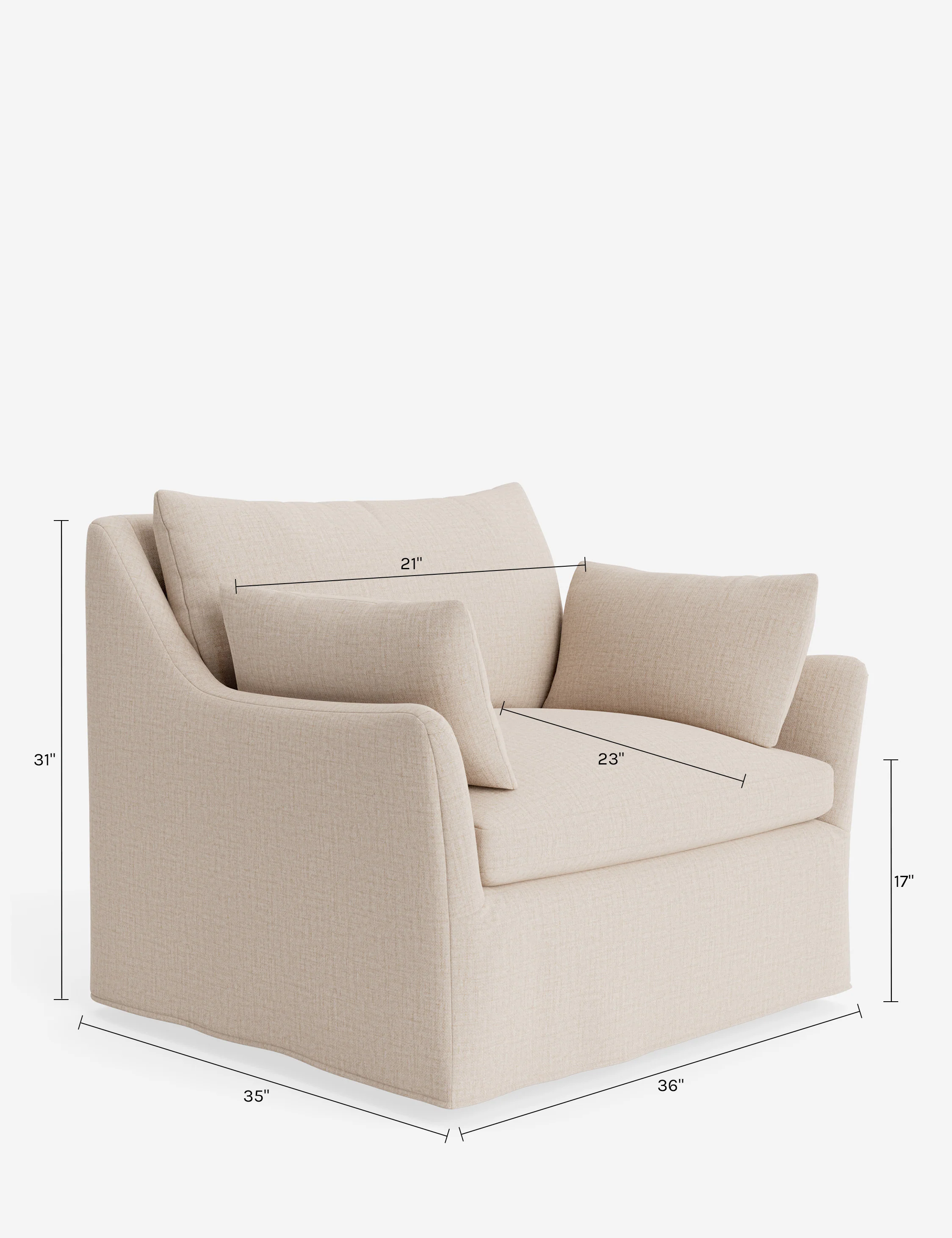 Portola Slipcover Chair - Image 209