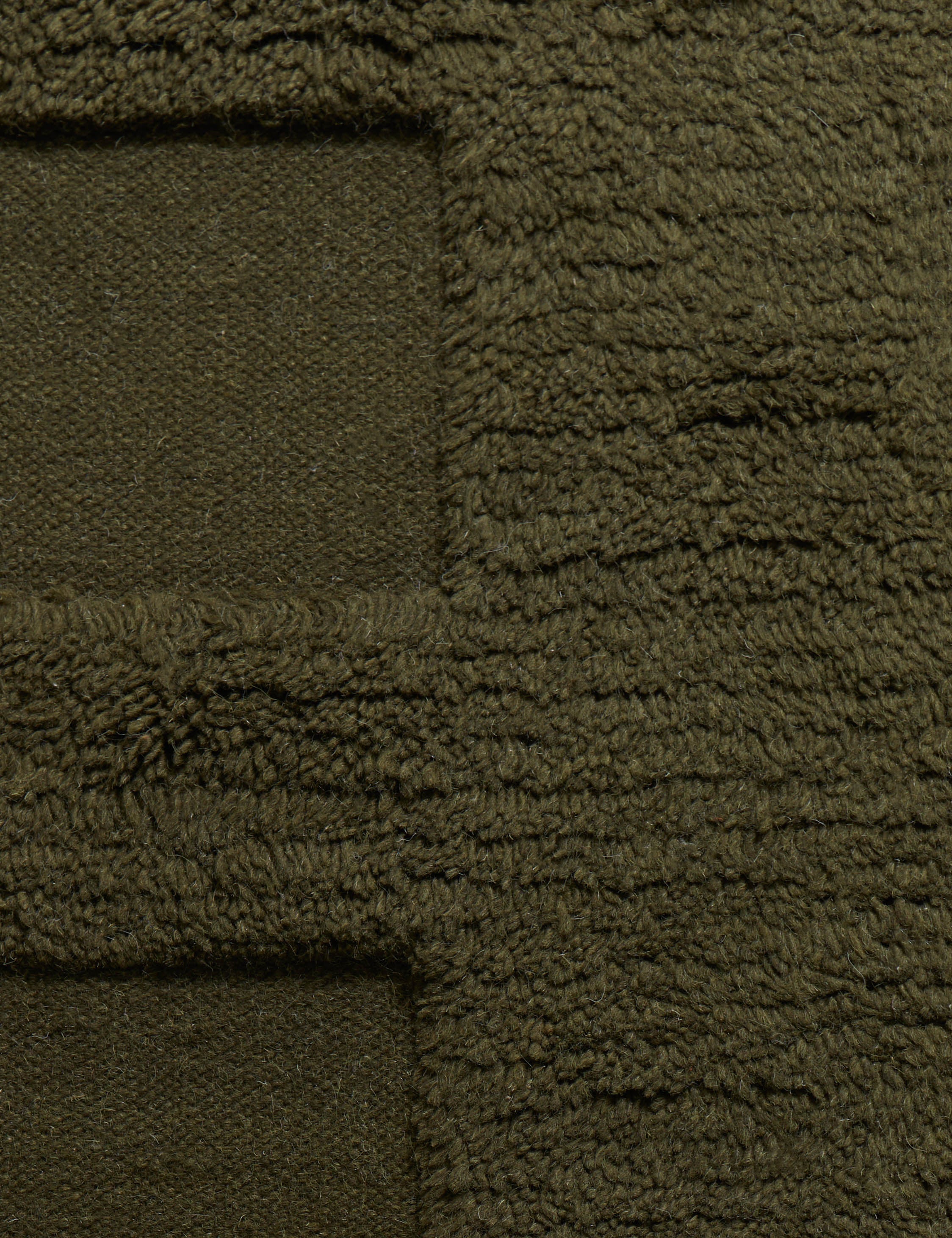 Raita Hand-Knotted Wool Rug Swatch by Sarah Sherman Samuel, Moss - Image 4
