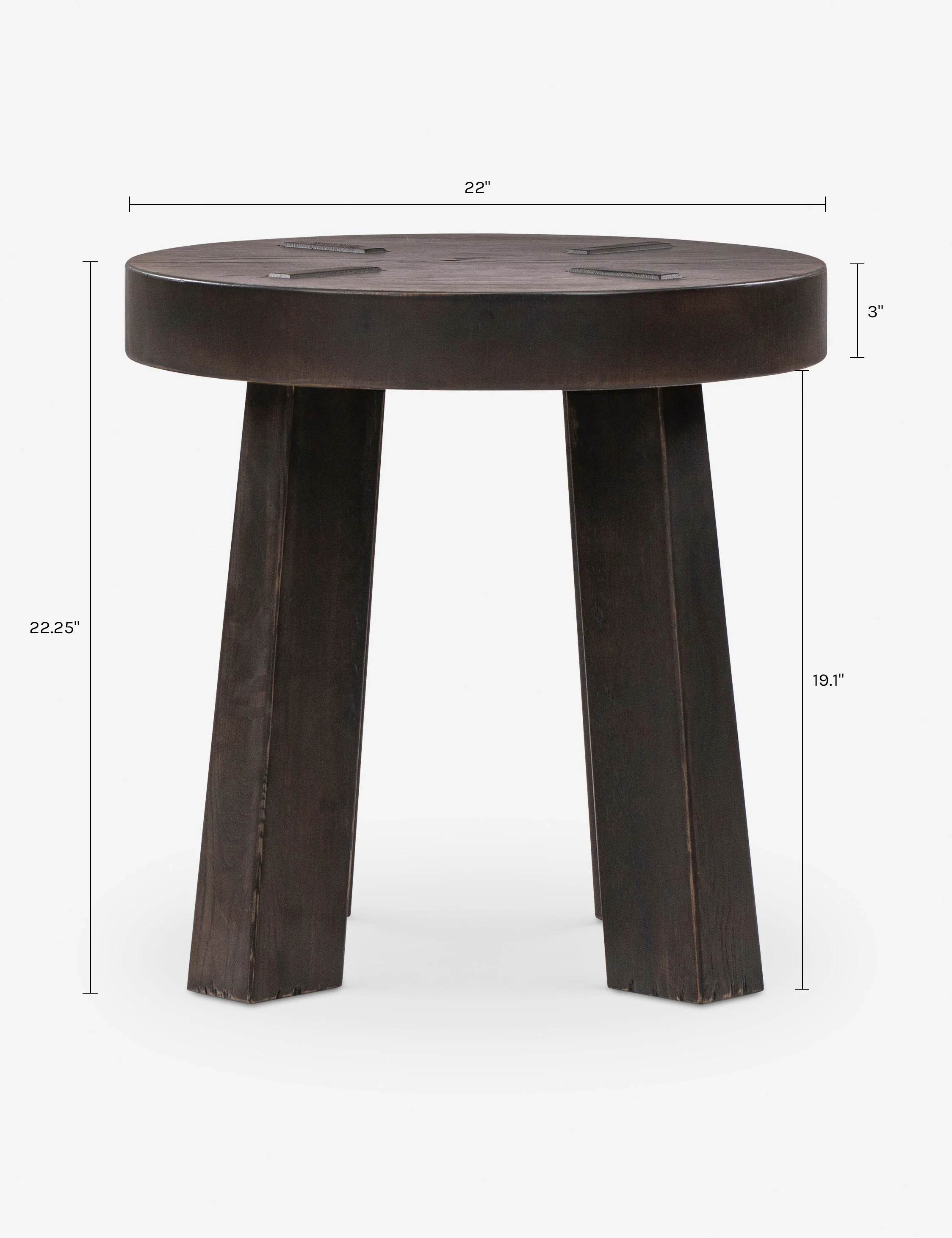 Sadira Round Side Table by Amber Lewis x Four Hands - Image 8