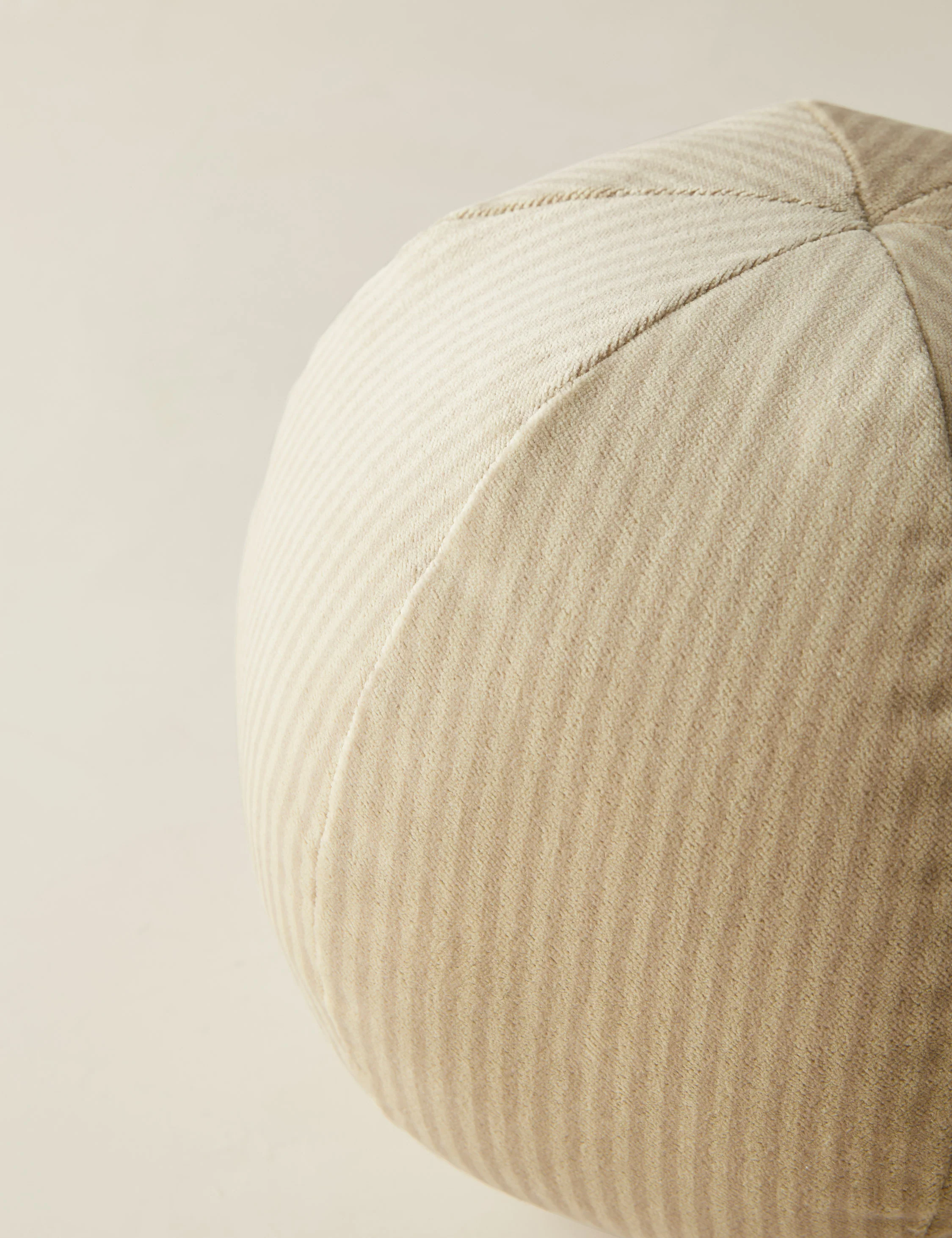 Striped Velvet Ball Pillow by Sarah Sherman Samuel - Image 11
