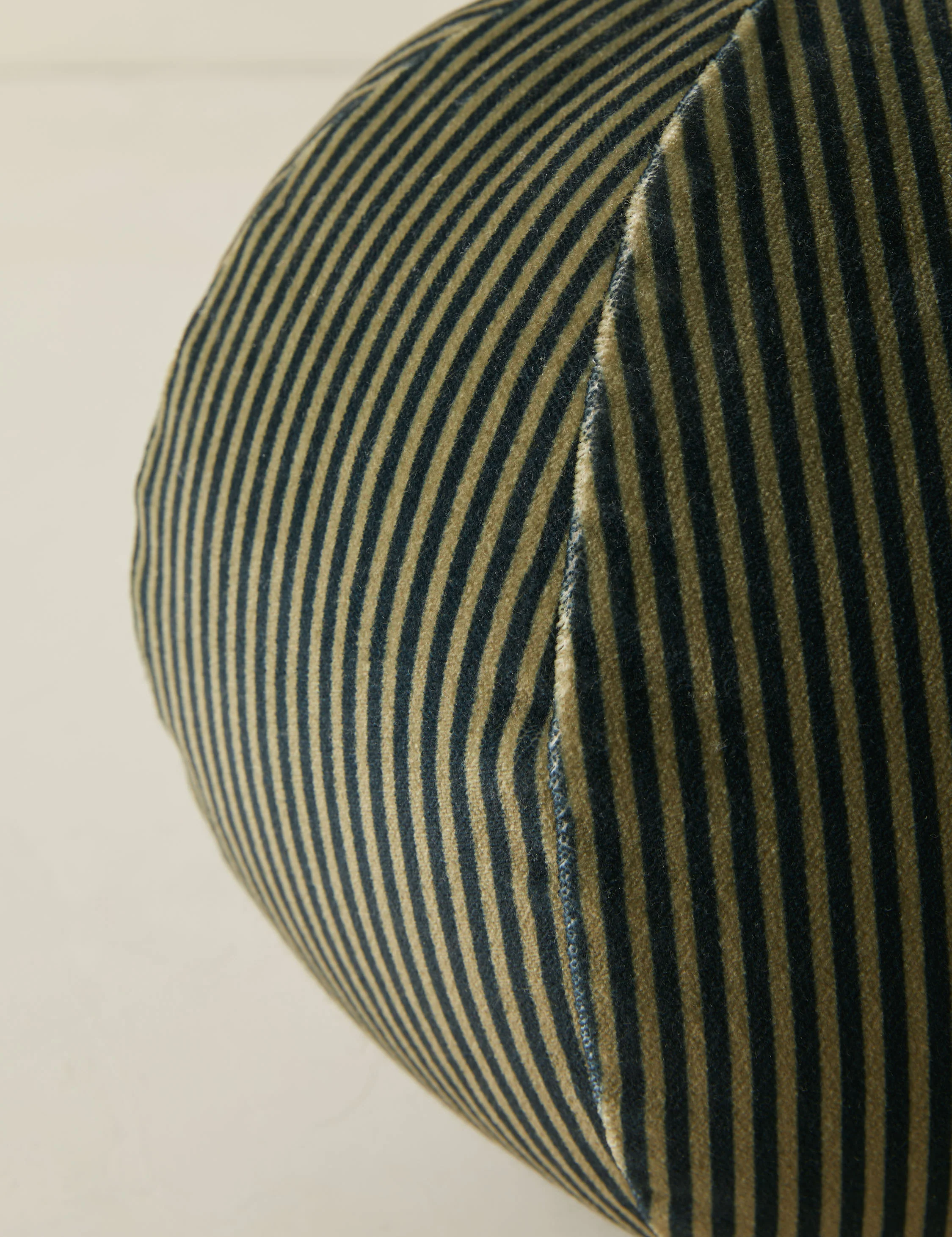 Striped Velvet Ball Pillow by Sarah Sherman Samuel - Image 21
