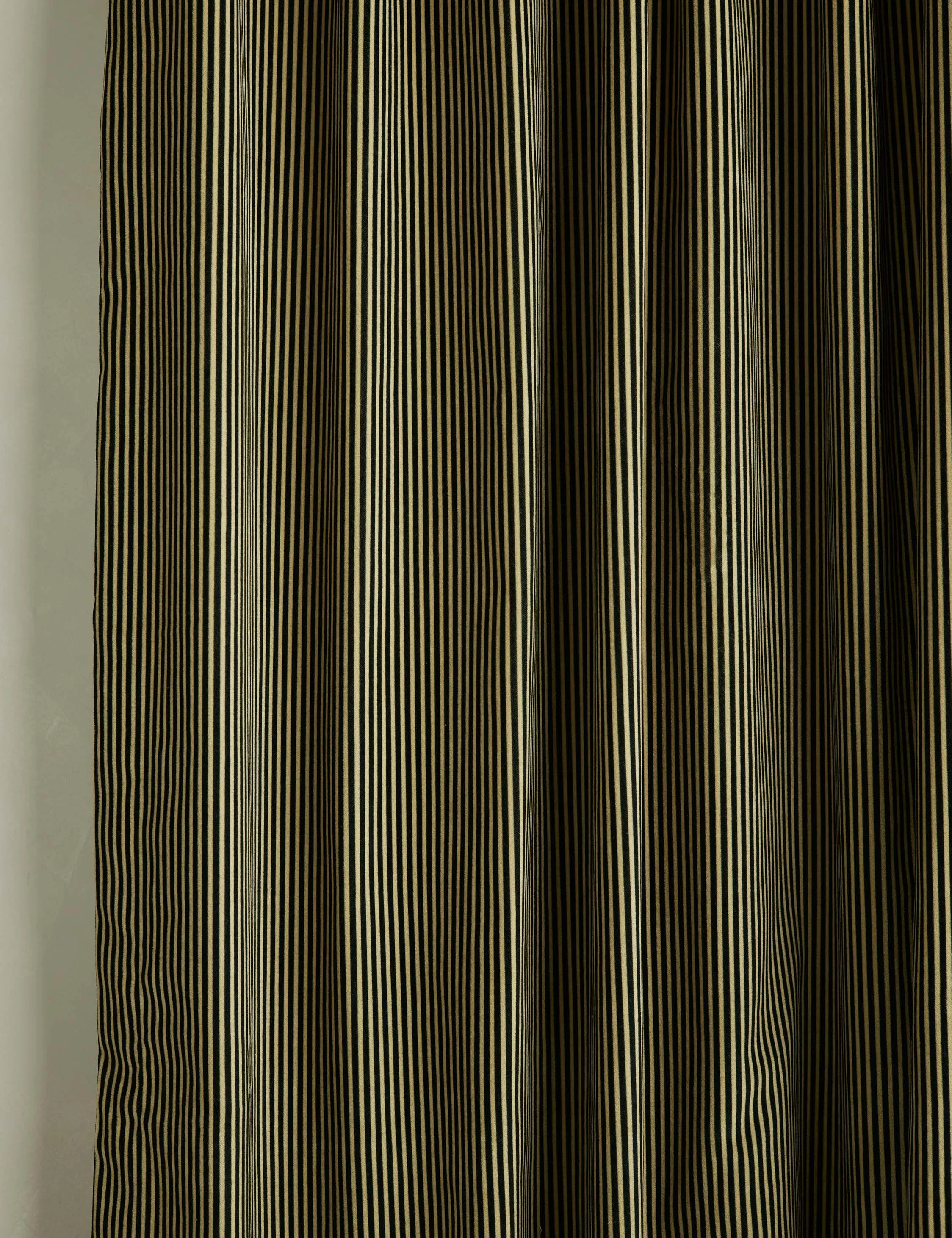 Striped Velvet Curtain Panel by Sarah Sherman Samuel - Image 4