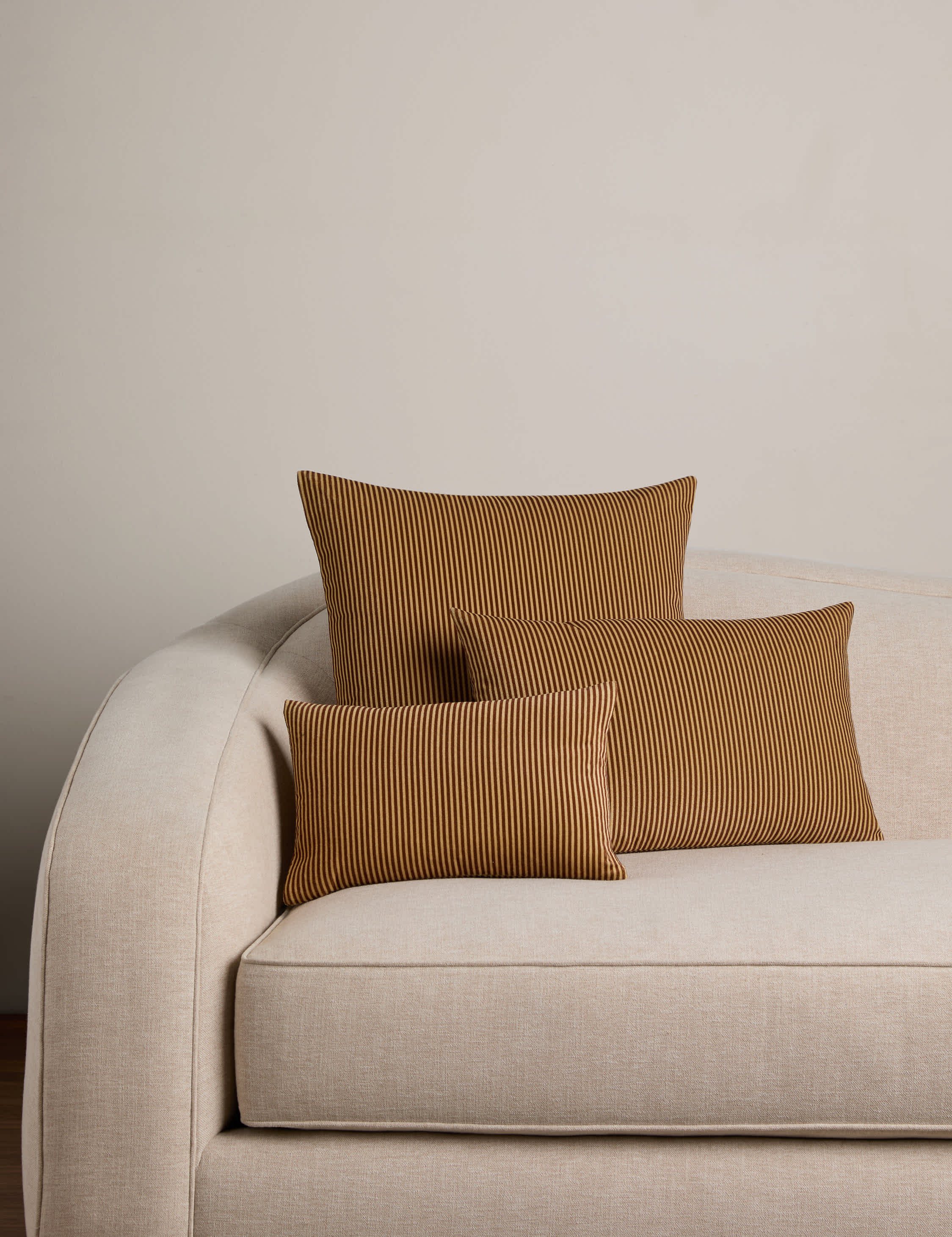 Striped Velvet Pillow by Sarah Sherman Samuel - Image 6