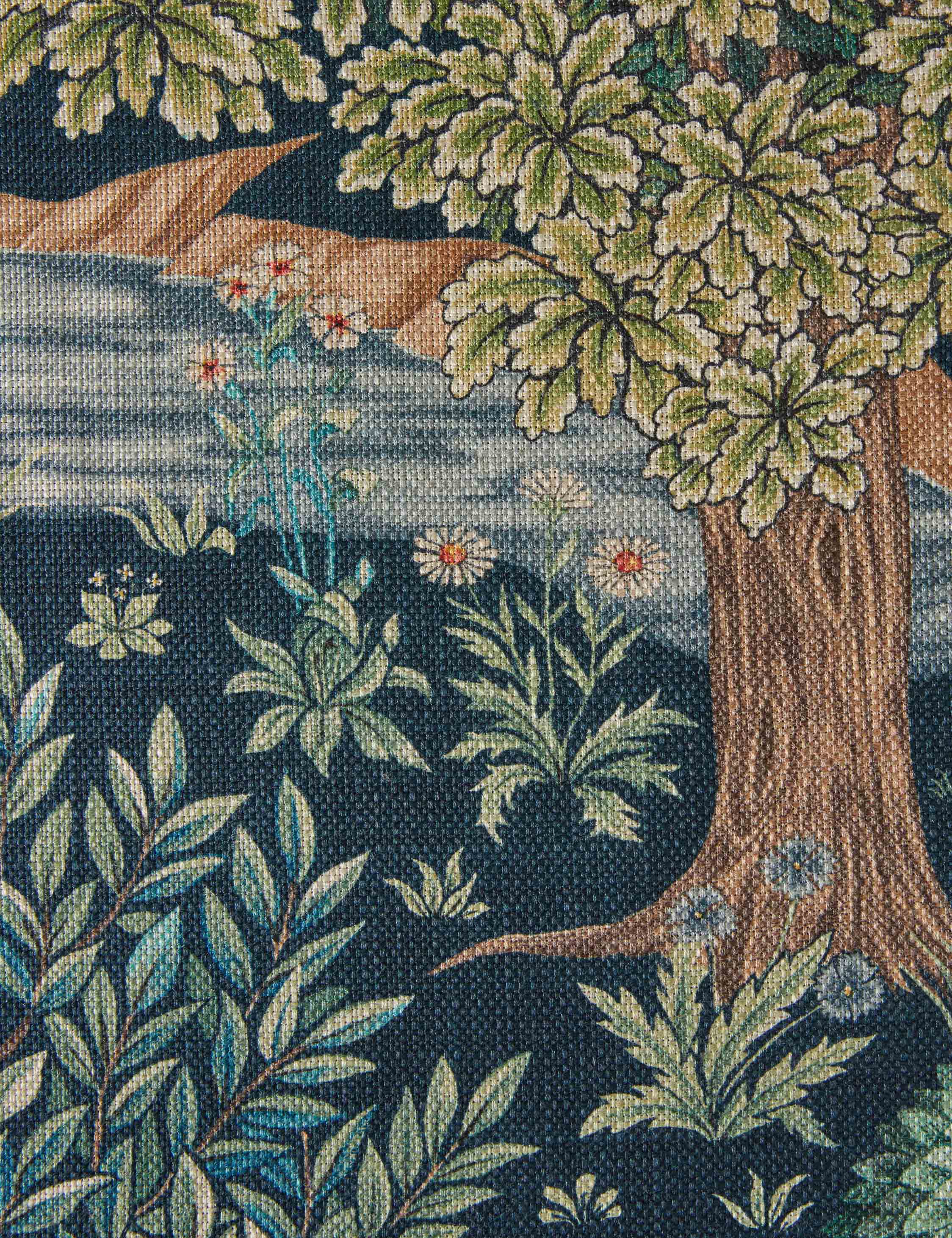 The Brook Tapestry Viscose Fabric by Morris & Co. - Image 5