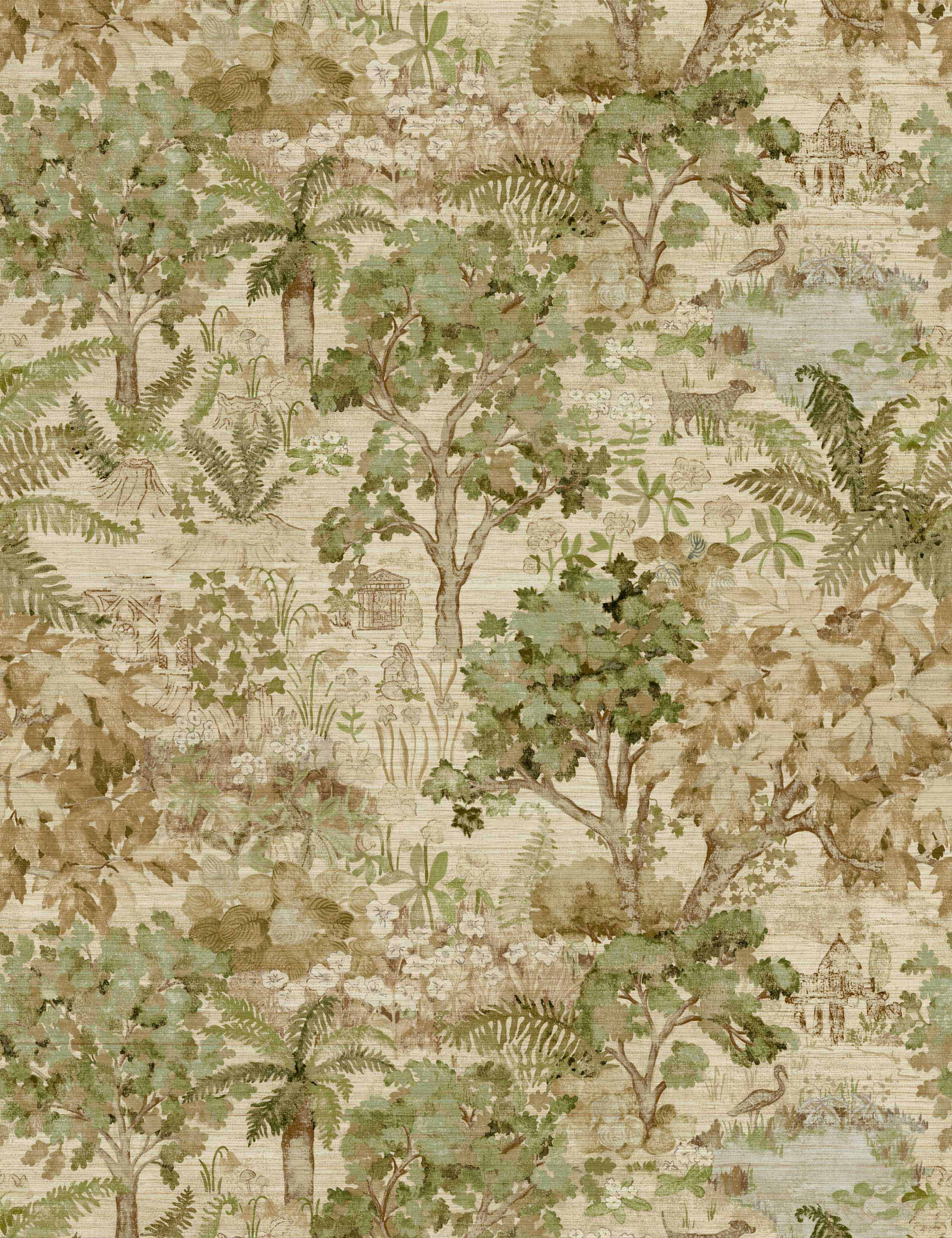 The Stumpery Wallpaper by Sanderson - Image 6