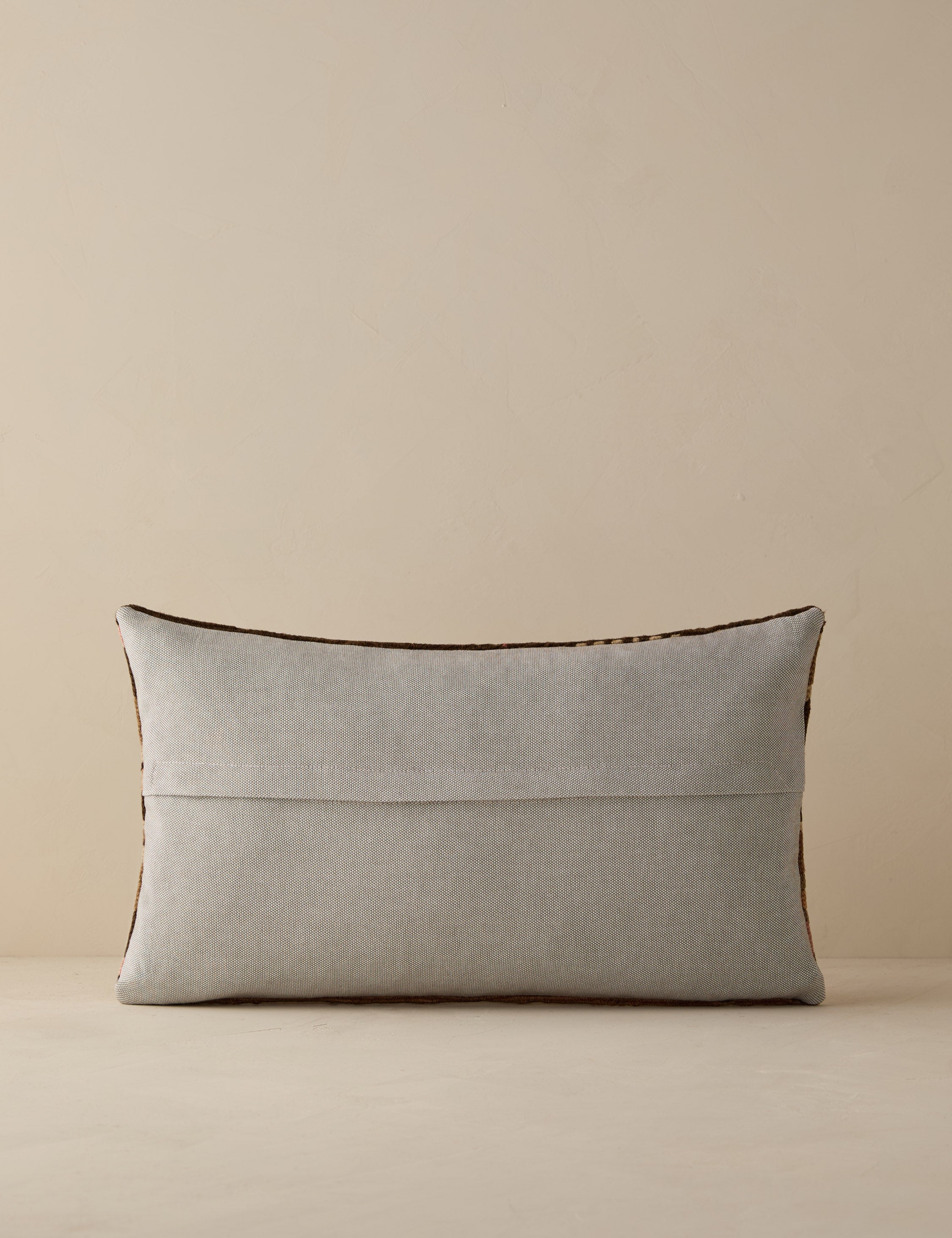 Vintage Lumbar Pillow No. 267, 12" x 20" - Image 2