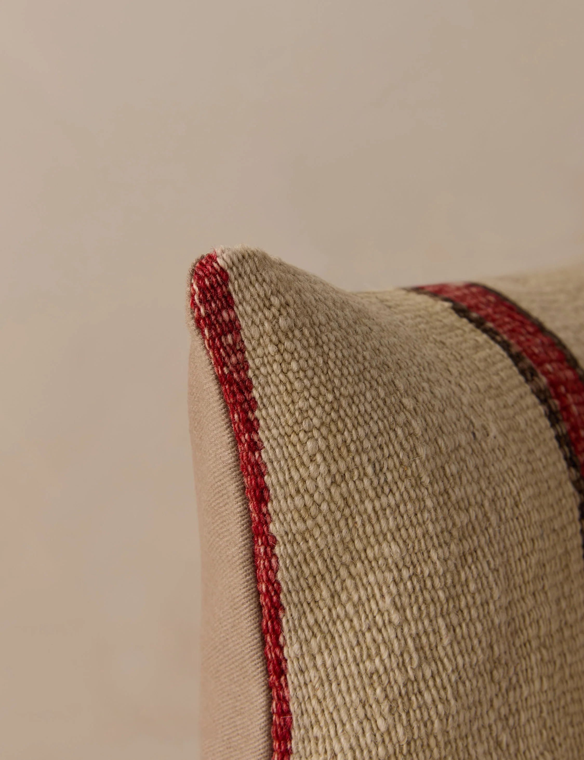 Vintage Lumbar Pillow No. 341, 12" x 20" - Image 2