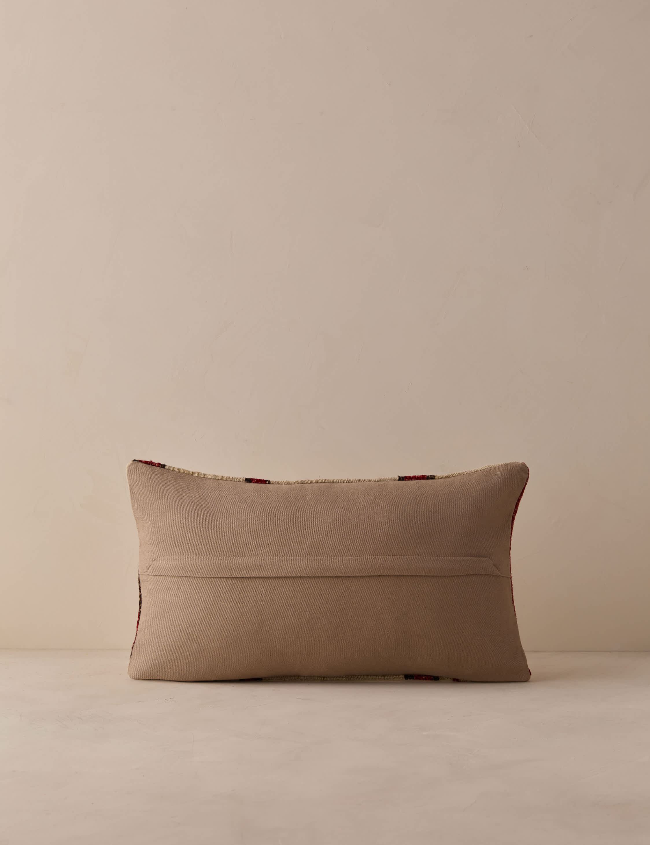 Vintage Lumbar Pillow No. 341, 12" x 20" - Image 3