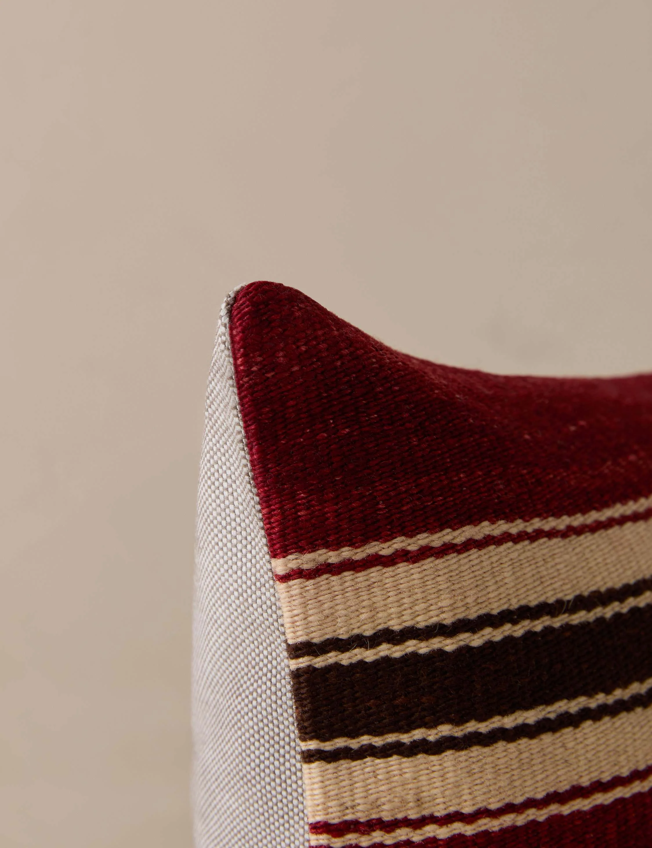Vintage Lumbar Pillow No. 351, 12" x 20" - Image 2