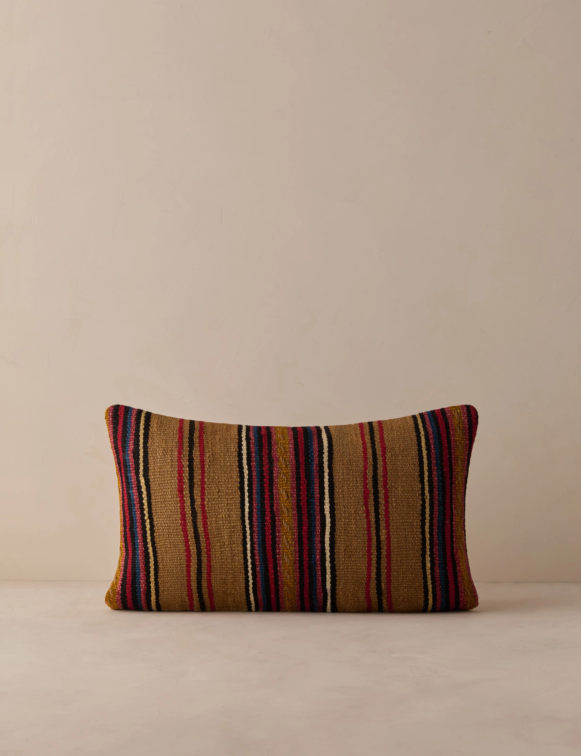 Vintage Lumbar Pillow No. 352, 12" x 20"