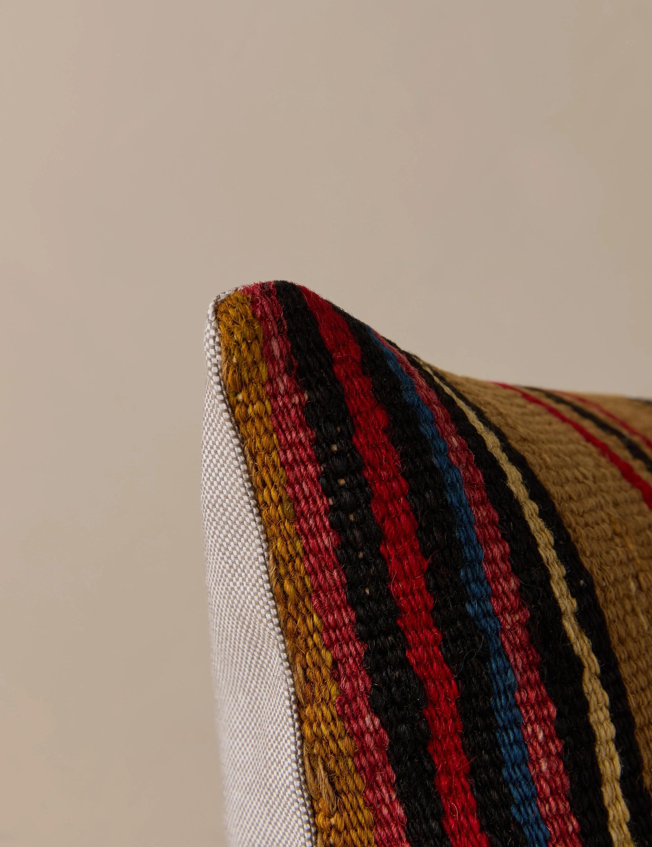 Vintage Lumbar Pillow No. 352, 12" x 20" - Image 2