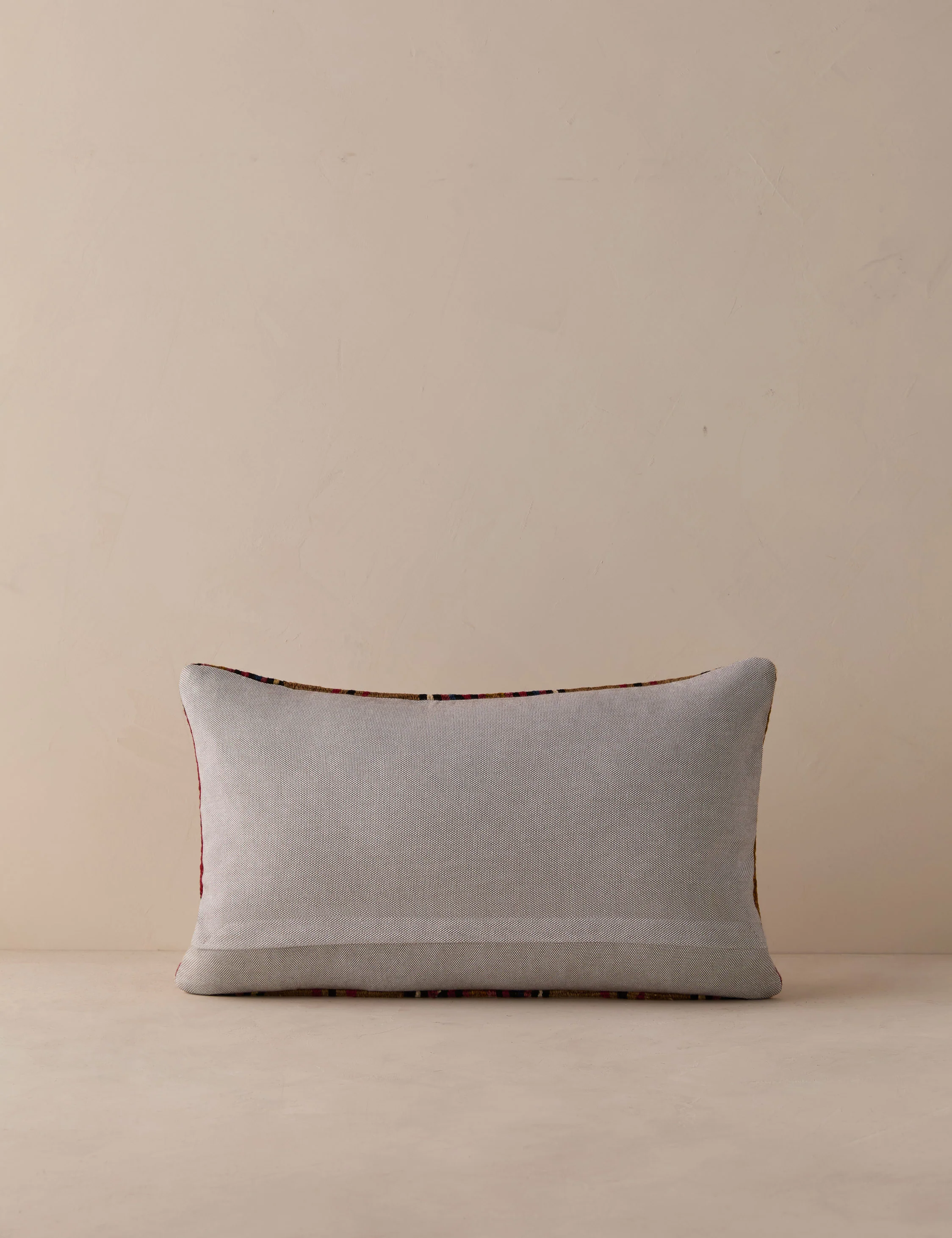 Vintage Lumbar Pillow No. 352, 12" x 20" - Image 3