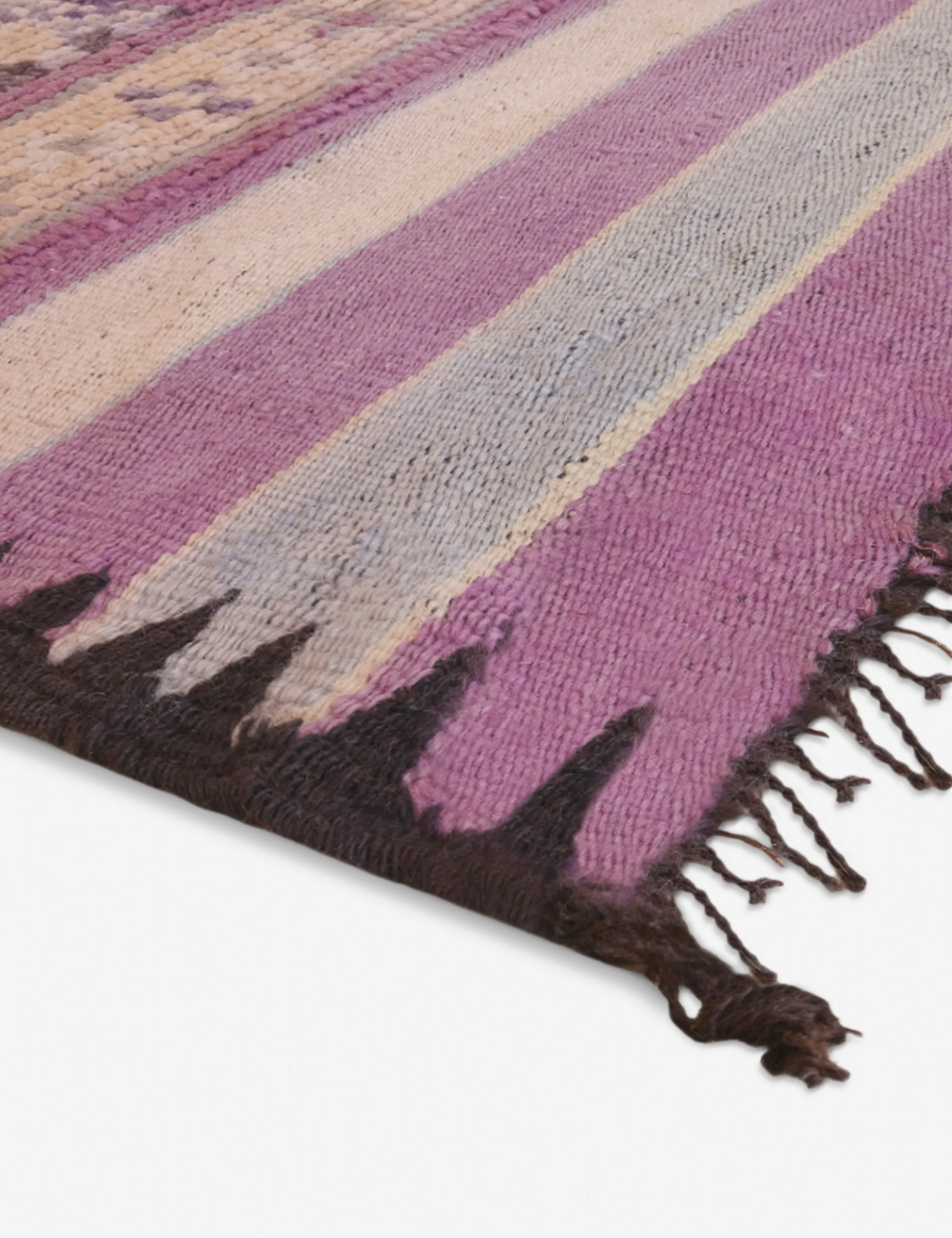 Vintage Moroccan Hand-Knotted Wool Rug No. 62, 5'4" x 11'9" - Image 2