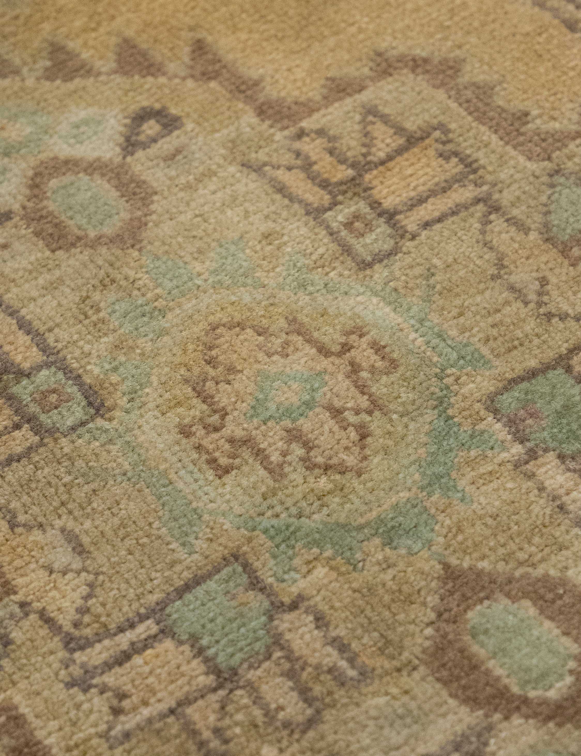 Vintage Turkish Hand-Knotted Wool Mini Rug No. 322, 1'2" x 3'5" - Image 3