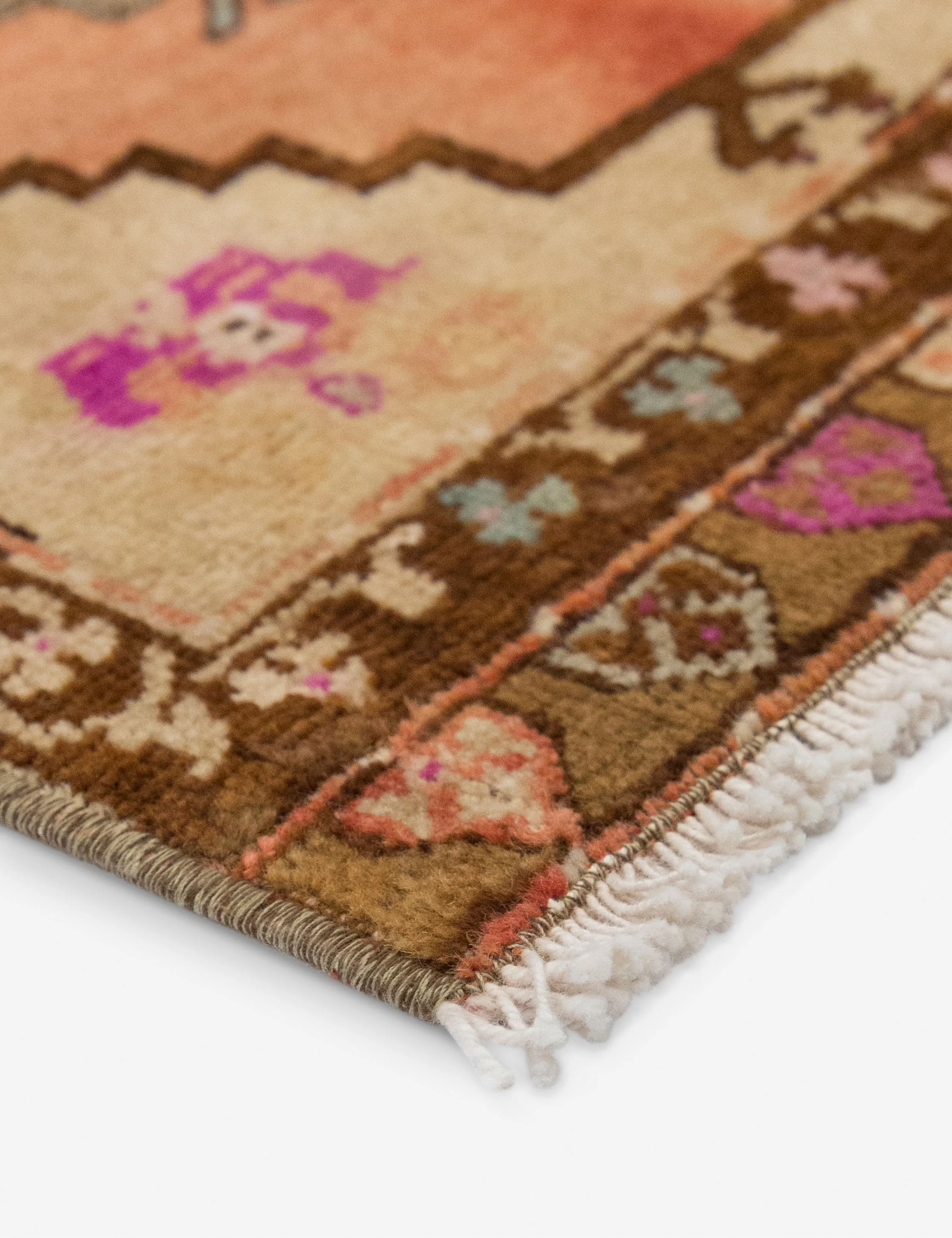 Vintage Turkish Hand-Knotted Wool Mini Rug No. 325, 1'5" x 2'6" - Image 2