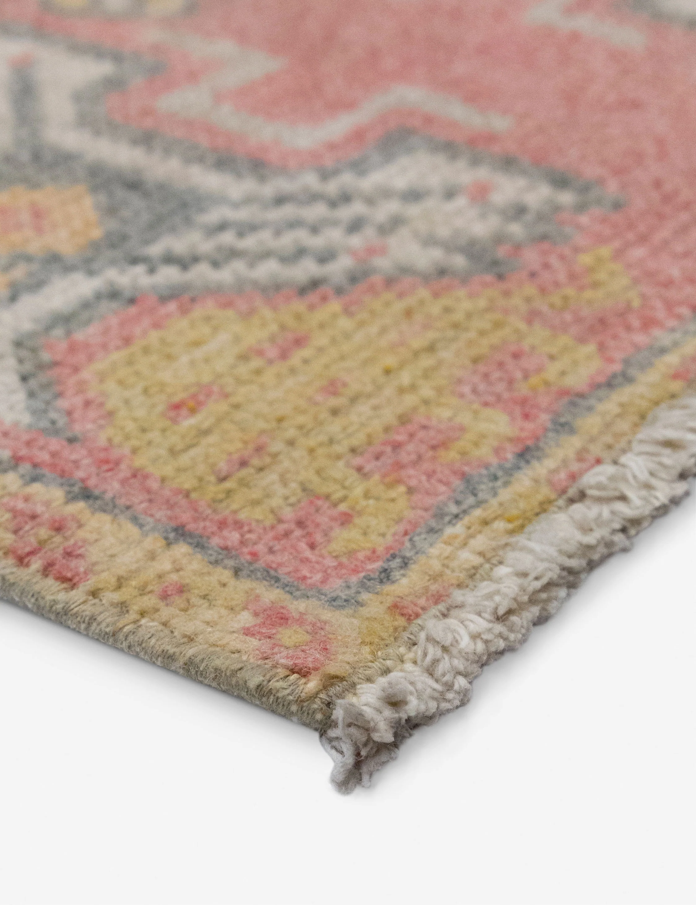 Vintage Turkish Hand-Knotted Wool Mini Rug No. 327, 1'5" x 3'2" - Image 2