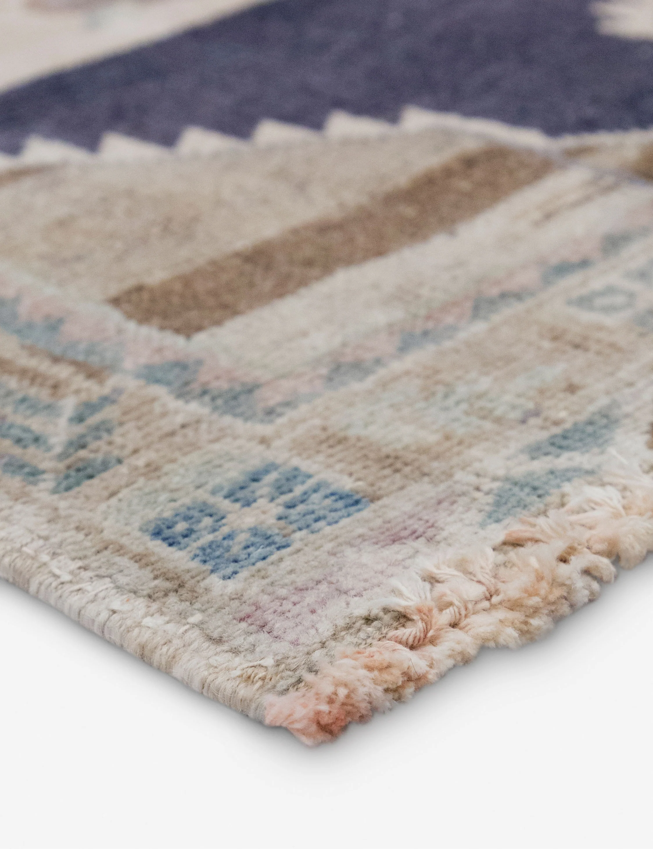 Vintage Turkish Hand-Knotted Wool Mini Rug No. 335, 1'8" x 3'3" - Image 2